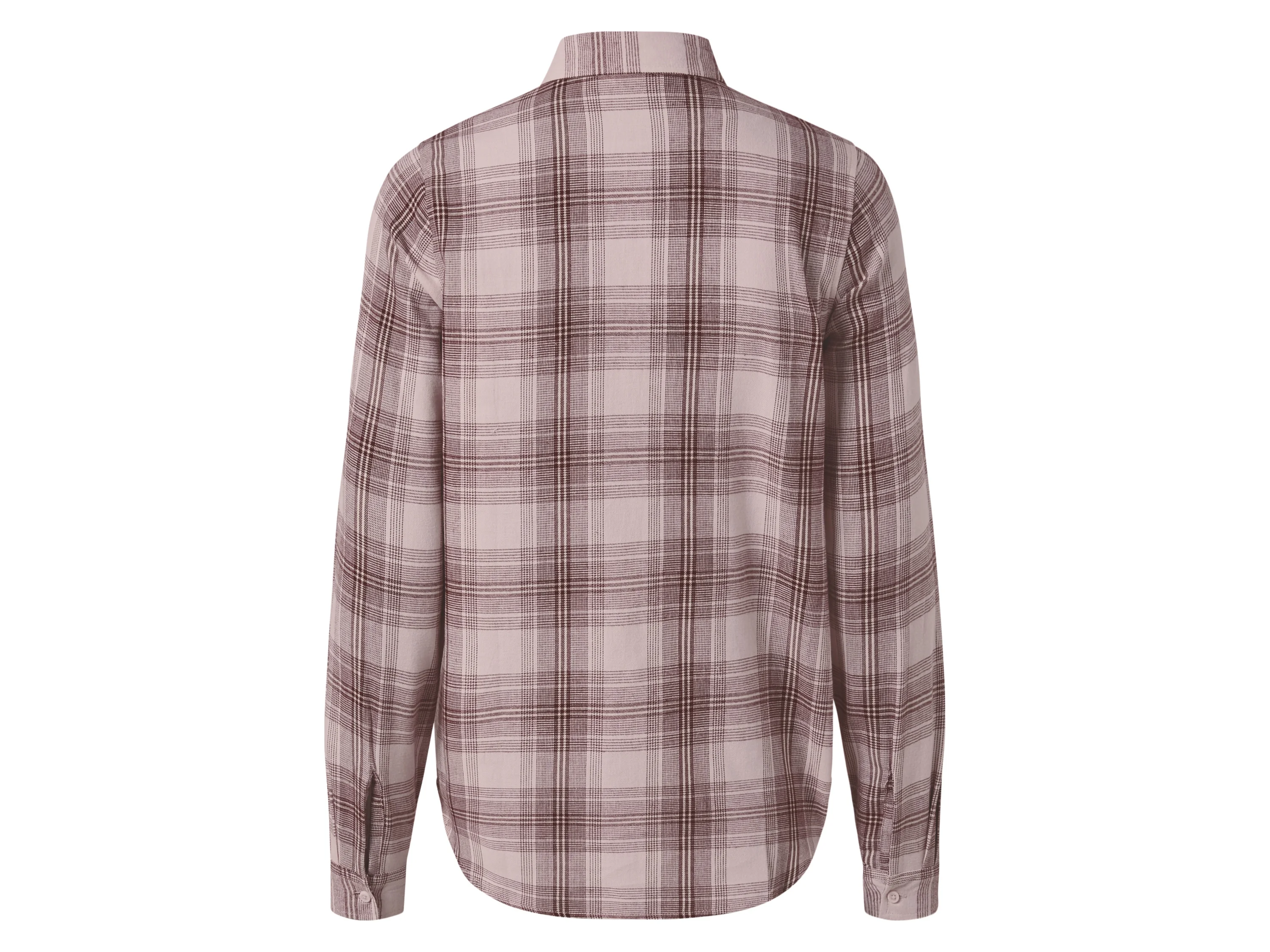 ESMARA® Damen Flanellbluse (Rose, XS(32/34)) – Bild 3 von 4
