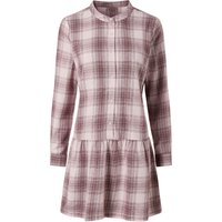 ESMARA® Damen Flanellkleid (Pink, 44)