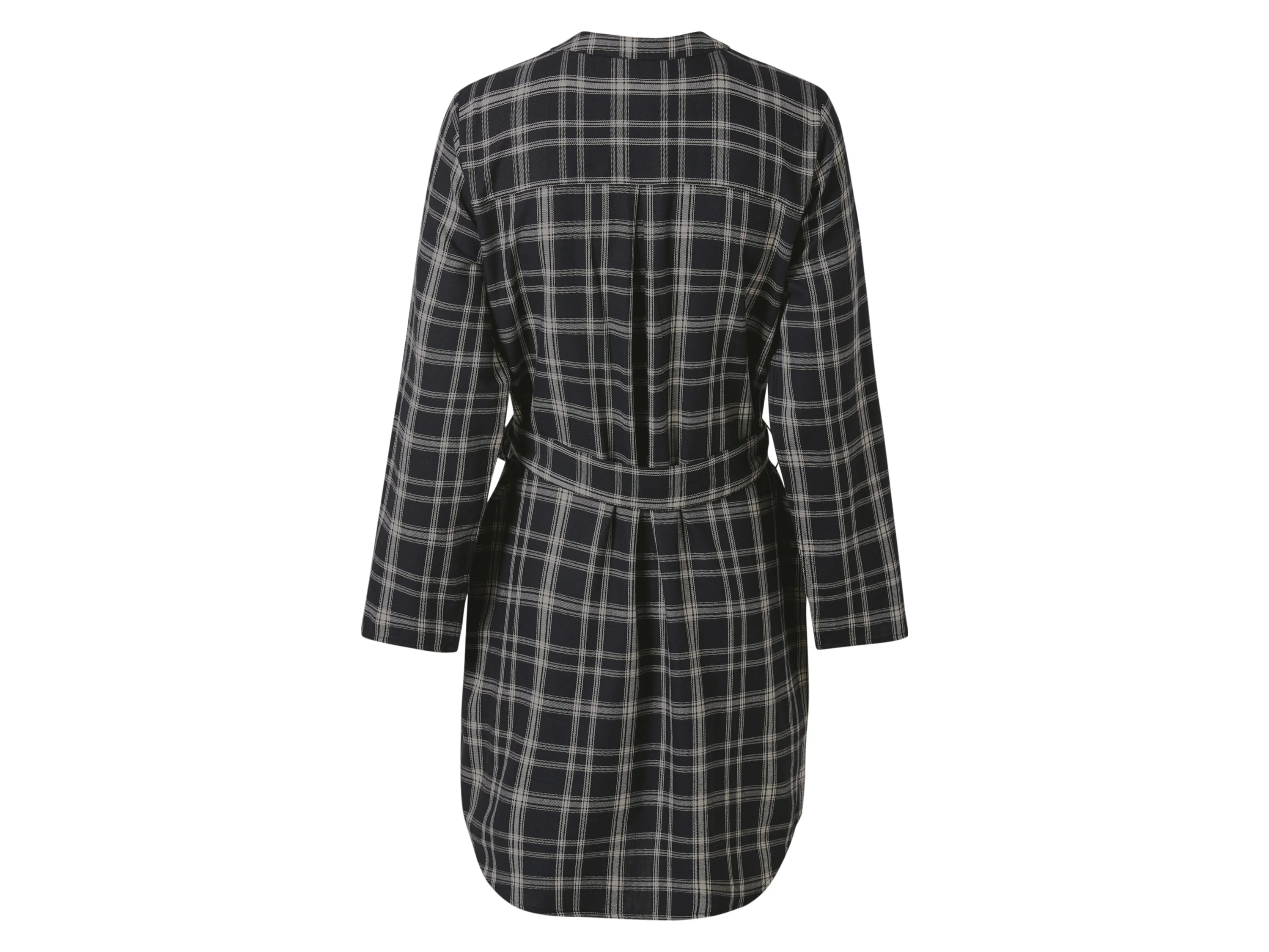 ESMARA® Damen Flanellkleid (Schwarz, 40) – Bild 3 von 4