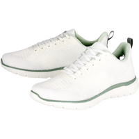 ESMARA® Damen Freizeitschuhe, mit herausnehmbarer Decksohle aus Memory-Foam (Weiß, 37)
