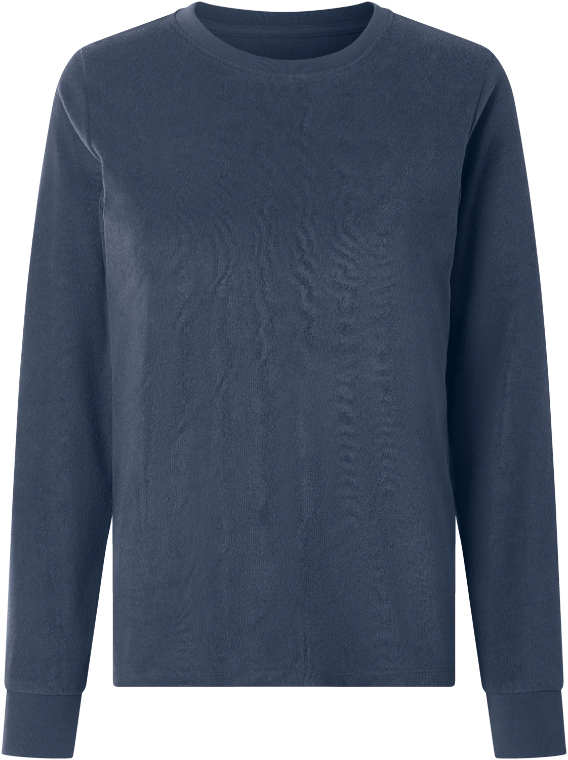 ESMARA® Damen Frottee-Pyjama, lang (Blau, XS (32/34)) – Bild 3 von 4