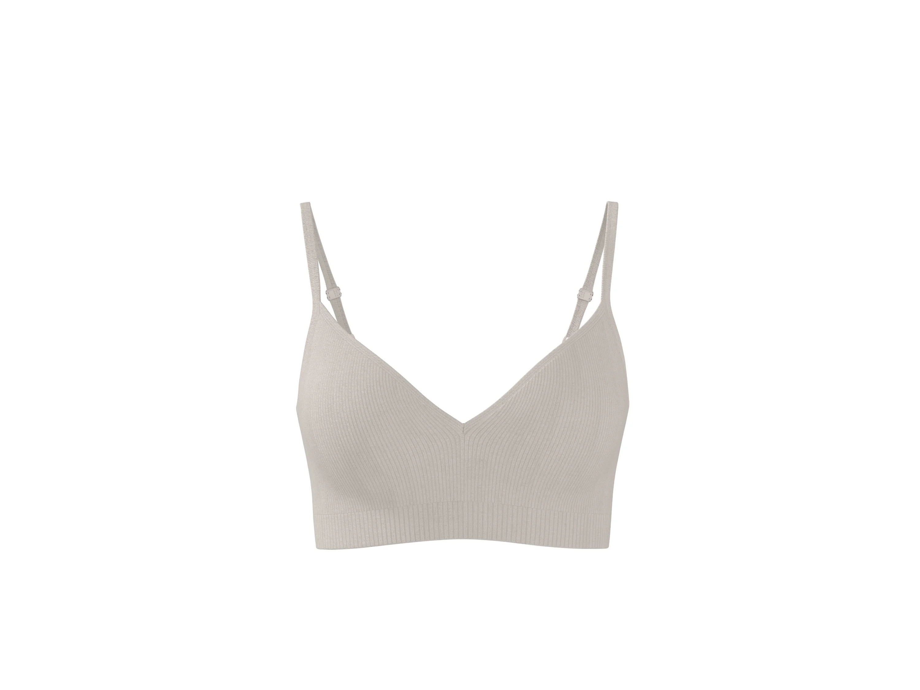 ESMARA® Damen Gerippte Bustiers, 2 Stück (Grau, M(40/42)) – Bild 3 von 4