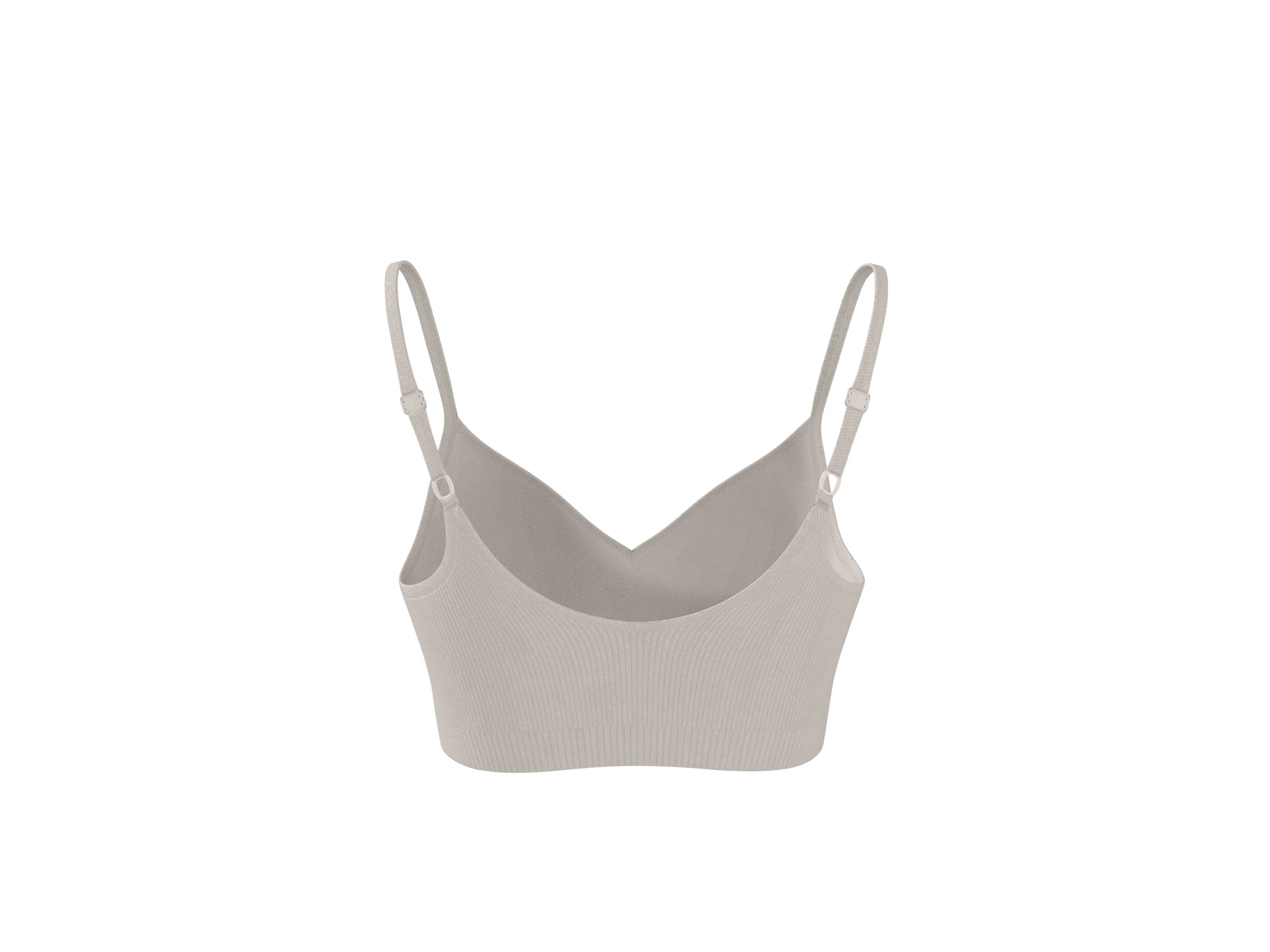 ESMARA® Damen Gerippte Bustiers, 2 Stück (Grau, S(36/38)) – Bild 4 von 4