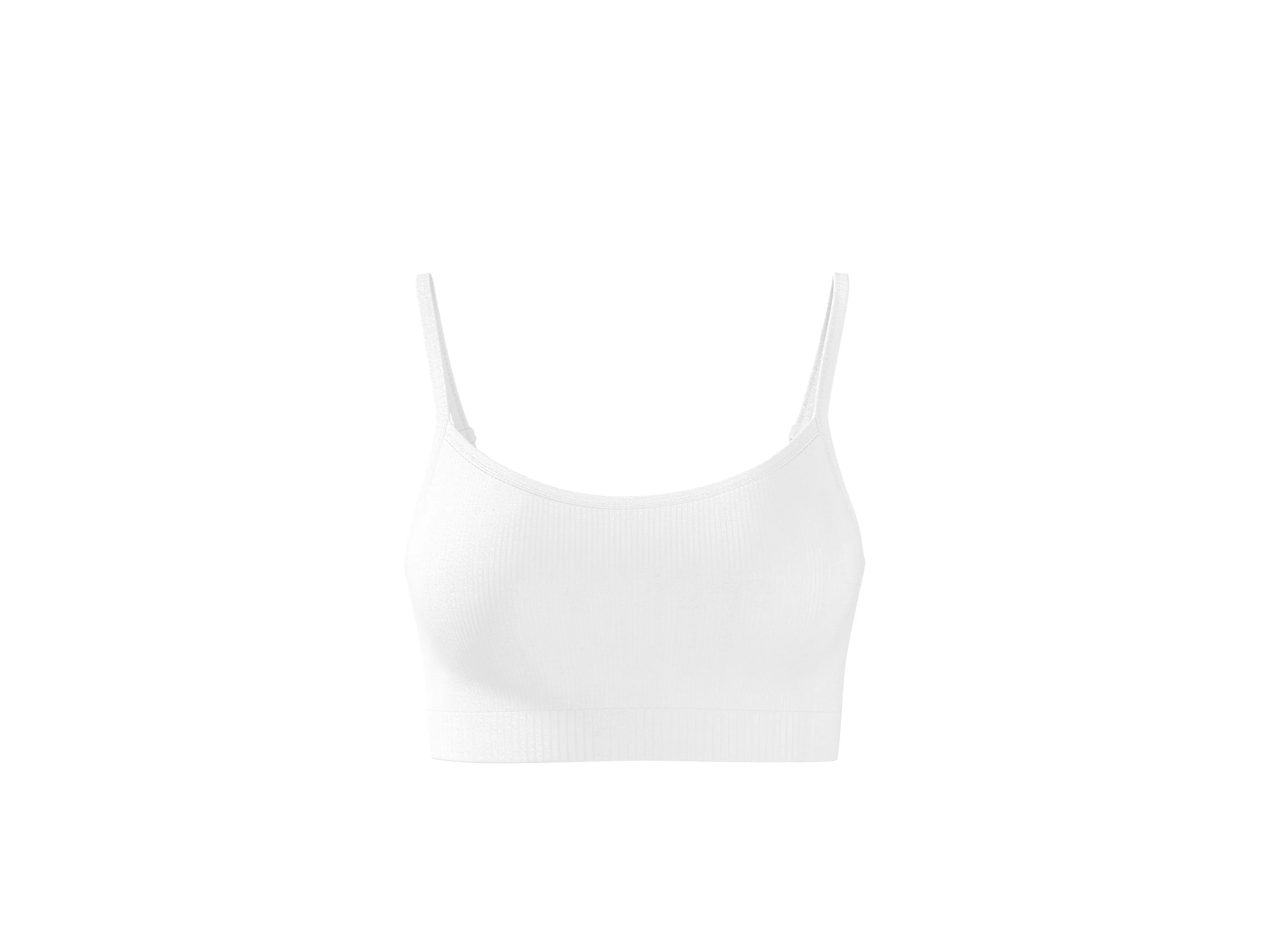 ESMARA® Damen Gerippte Bustiers, 2 Stück (Weiß, XL(48/50)) – Bild 3 von 4