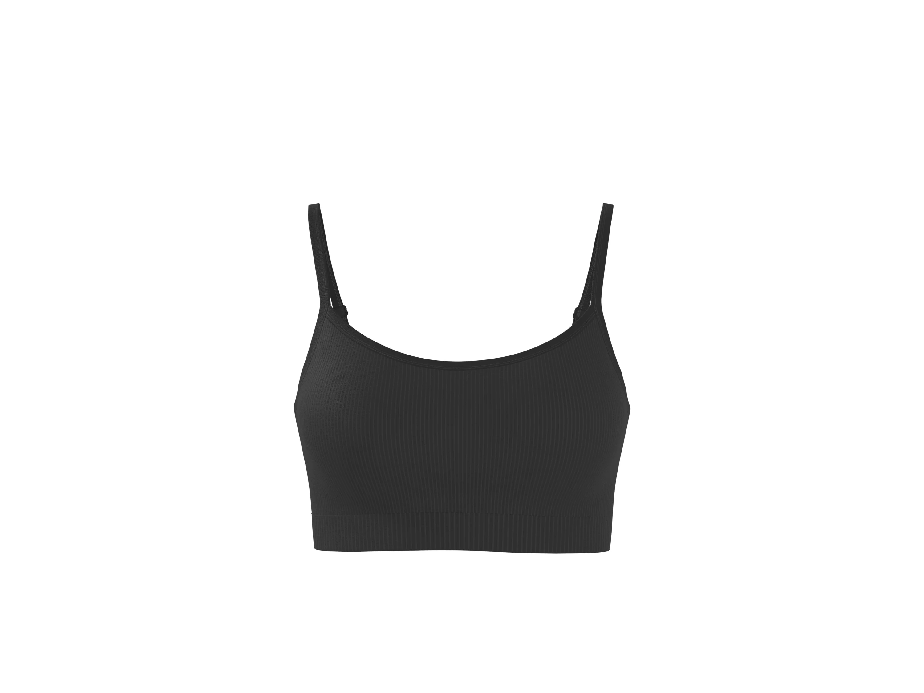 ESMARA® Damen Gerippte Bustiers, 2 Stück (Schwarz, S(36/38)) – Bild 3 von 4