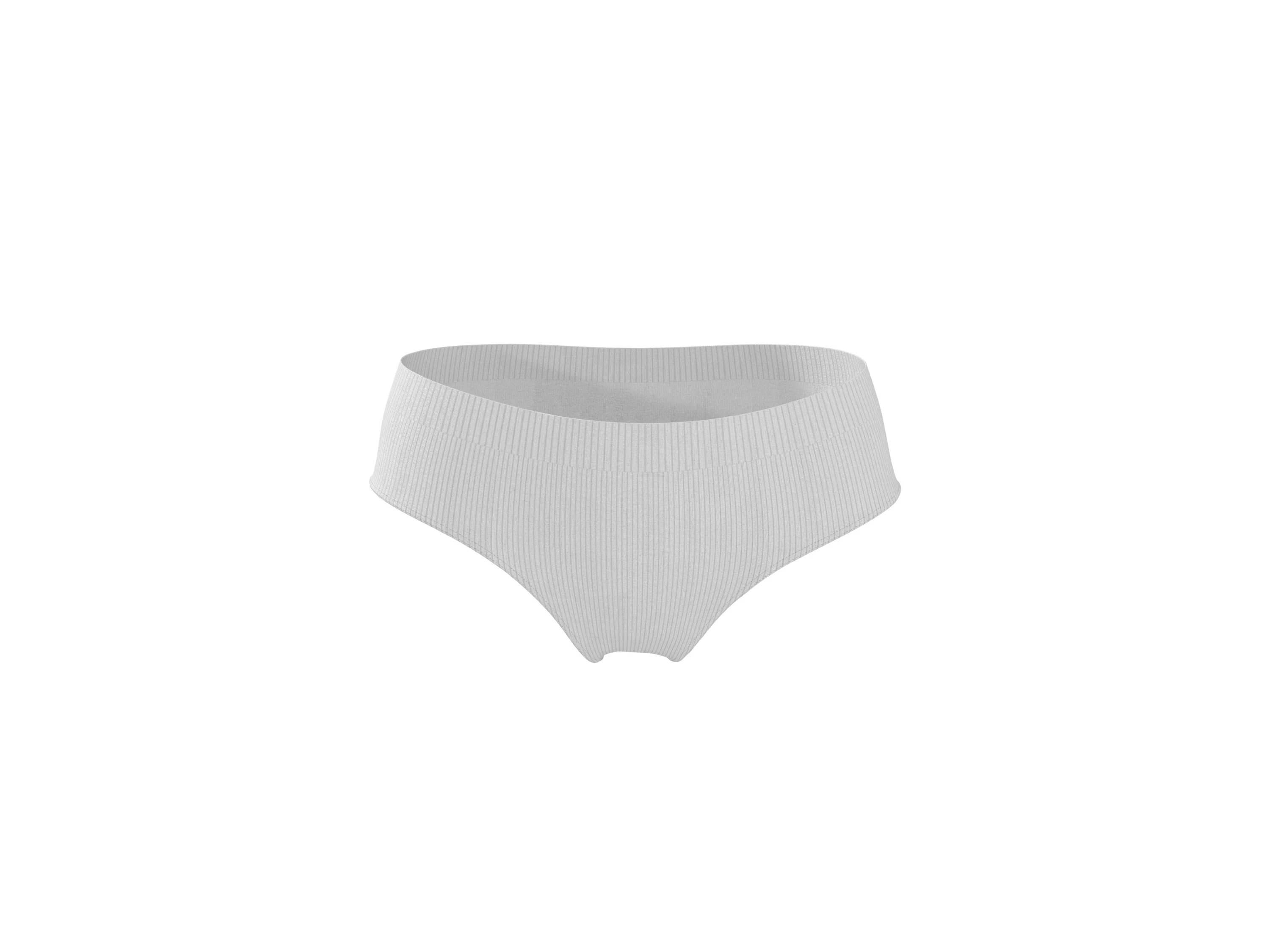 ESMARA® Damen Gerippte Hipster, 2 Stück (Grau, M(40/42)) – Bild 3 von 4