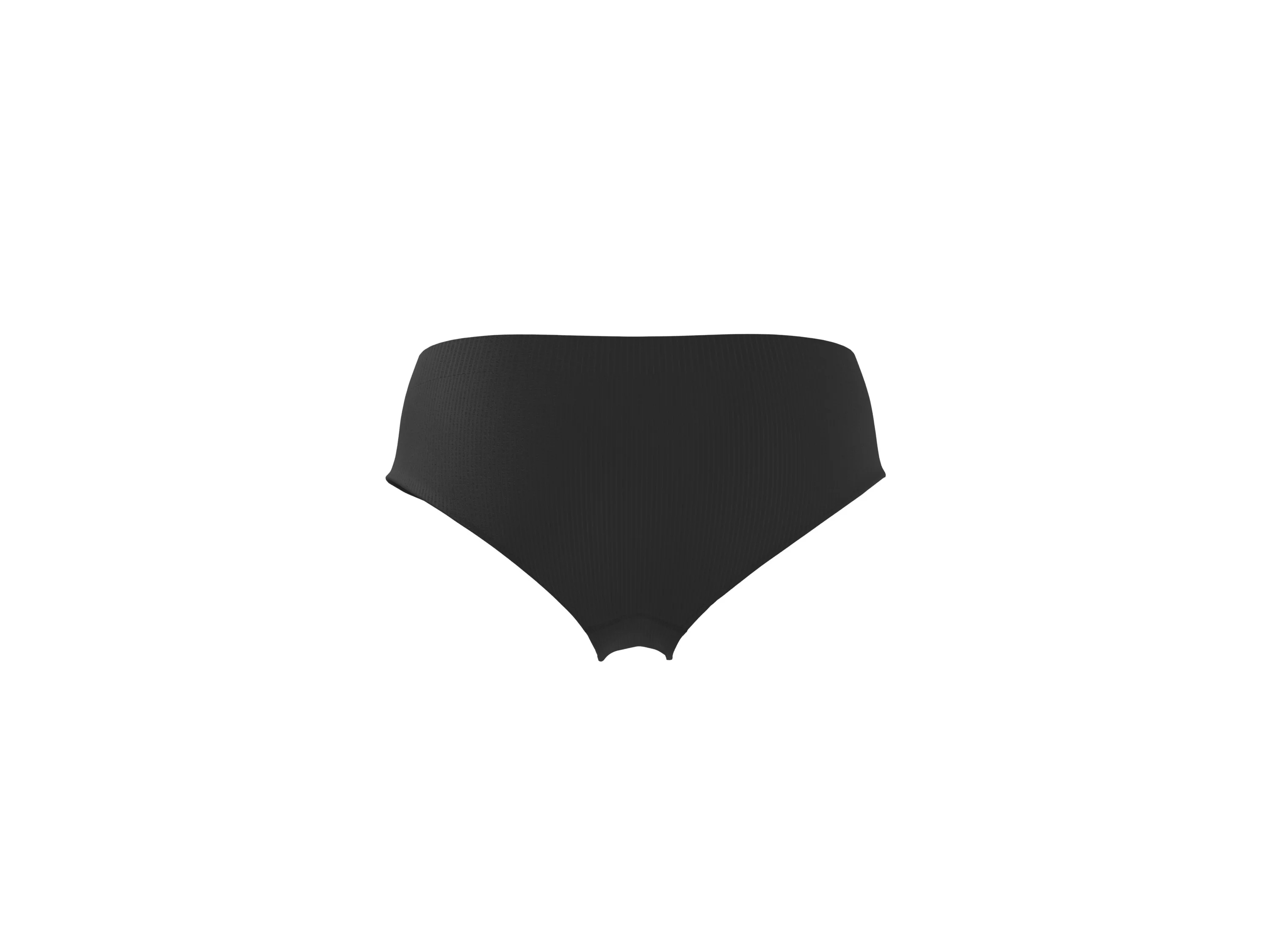 ESMARA® Damen Gerippte Hipster, 2 Stück (Schwarz, XL(48/50)) – Bild 3 von 4