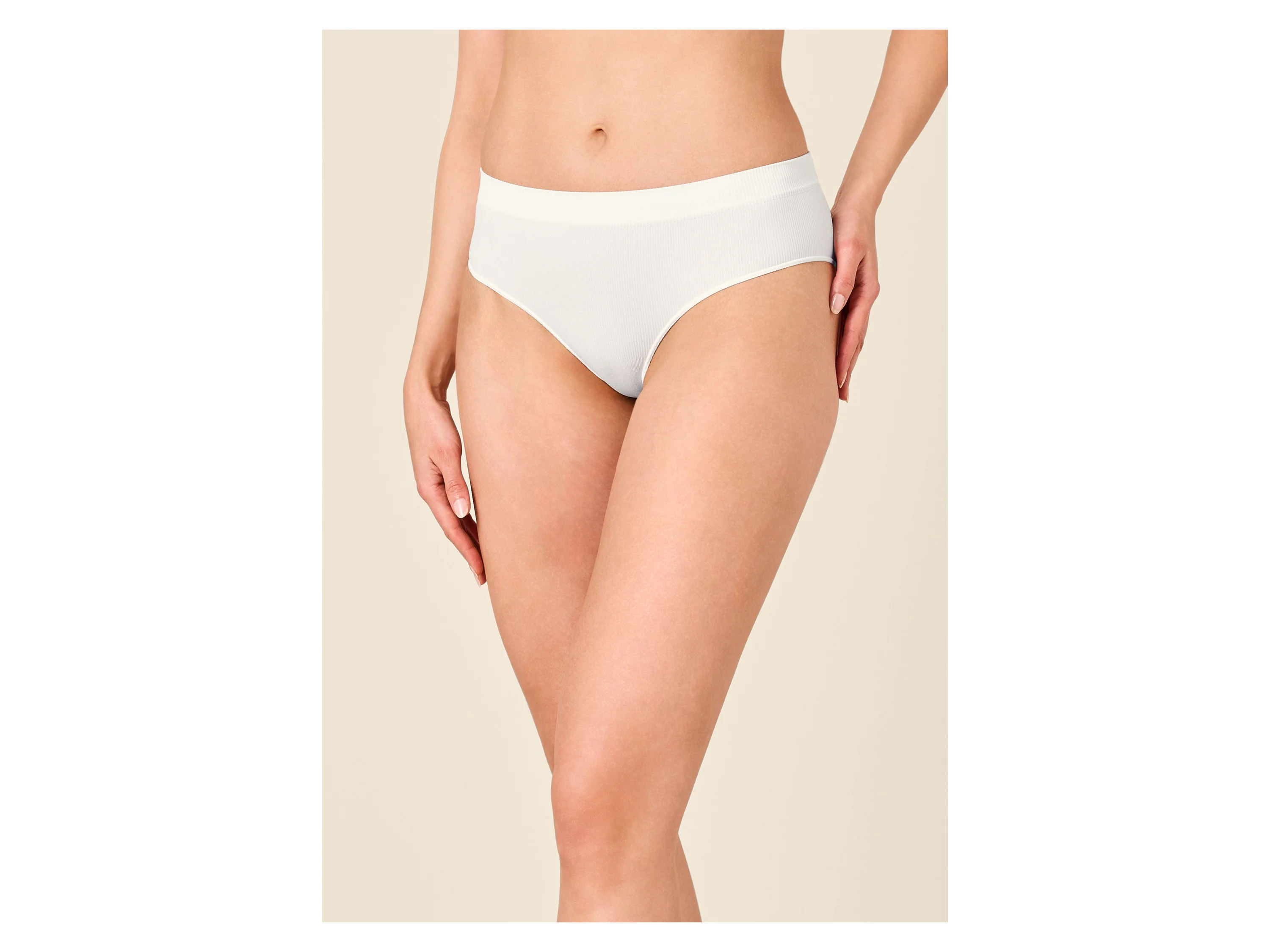 ESMARA® Damen Gerippte Hipster, 2 Stück (Weiß, M(40/42)) – Bild 2 von 4