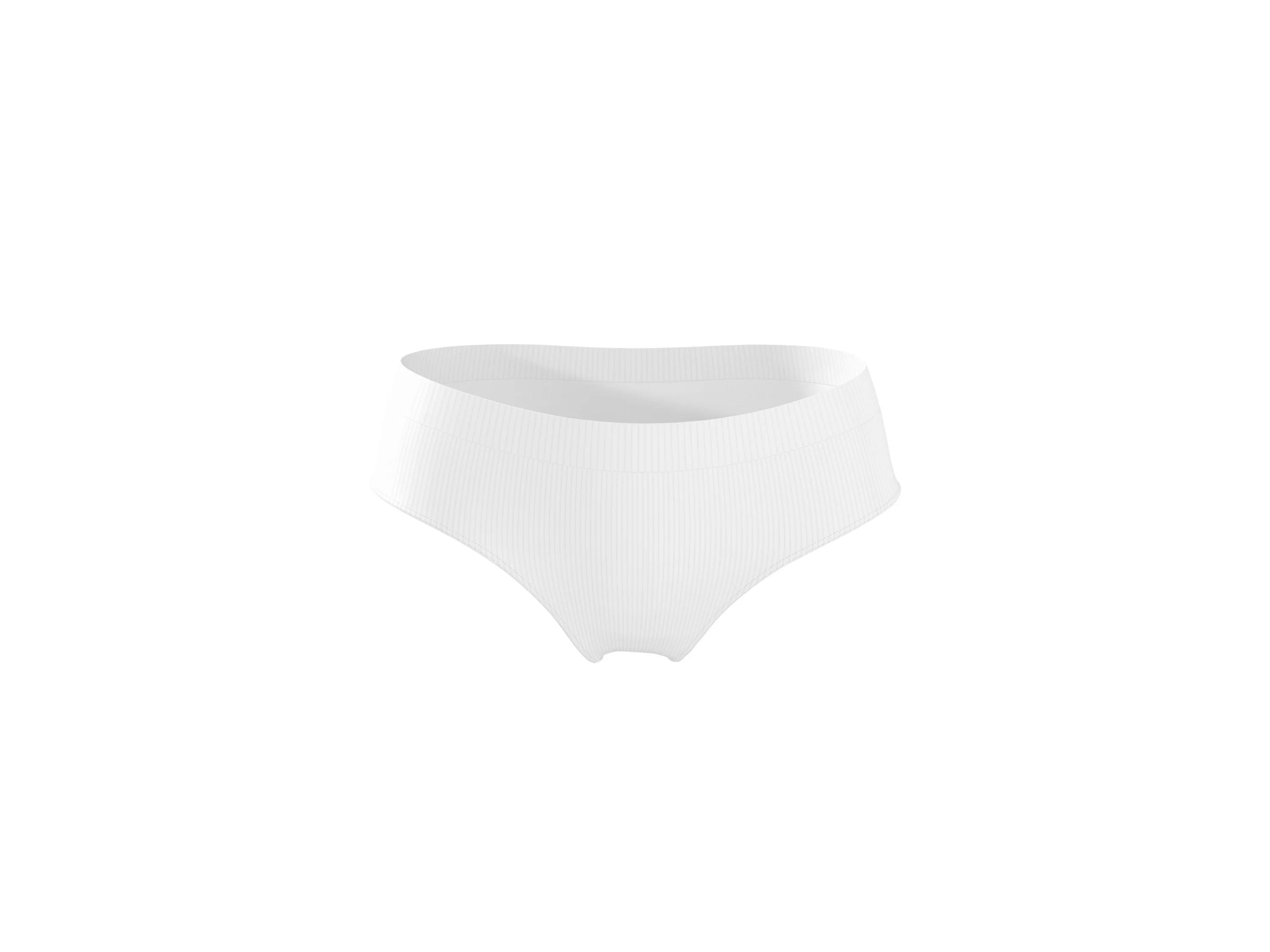 ESMARA® Damen Gerippte Hipster, 2 Stück (Weiß, M(40/42)) – Bild 3 von 4