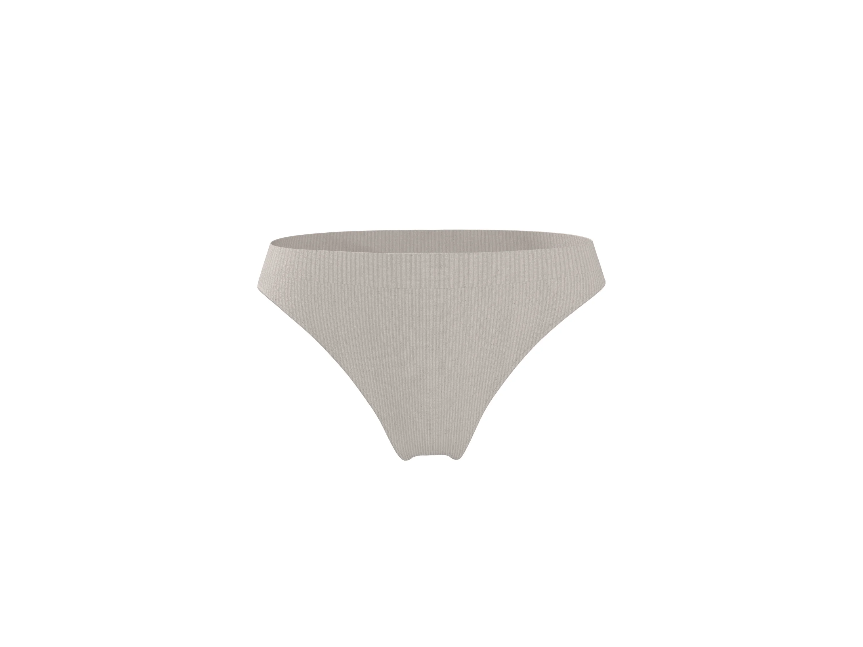 ESMARA® Damen Gerippte Minislips, 2 Stück (Grau, XL(48/50)) – Bild 3 von 4