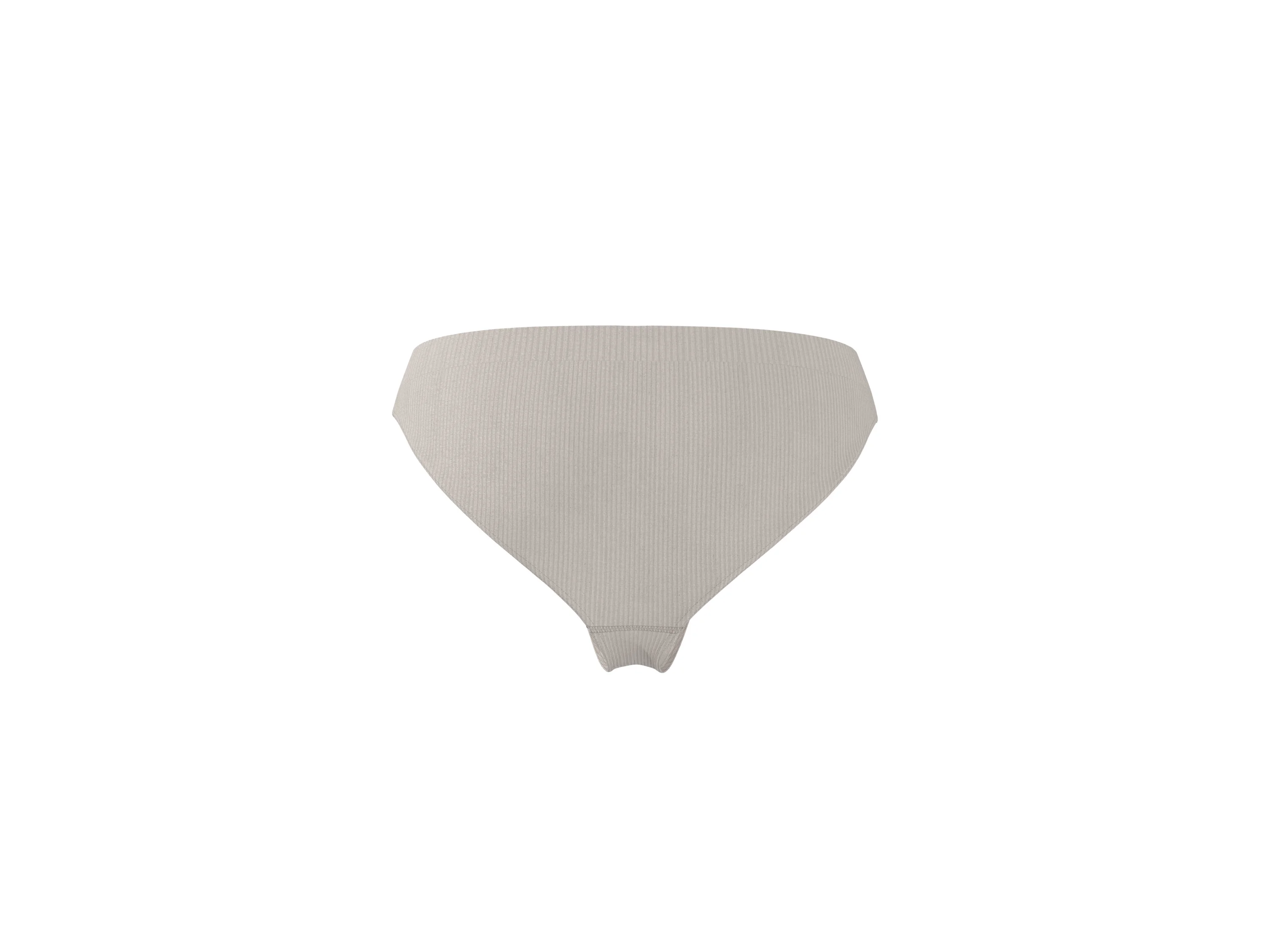 ESMARA® Damen Gerippte Minislips, 2 Stück (Grau, XL(48/50)) – Bild 4 von 4