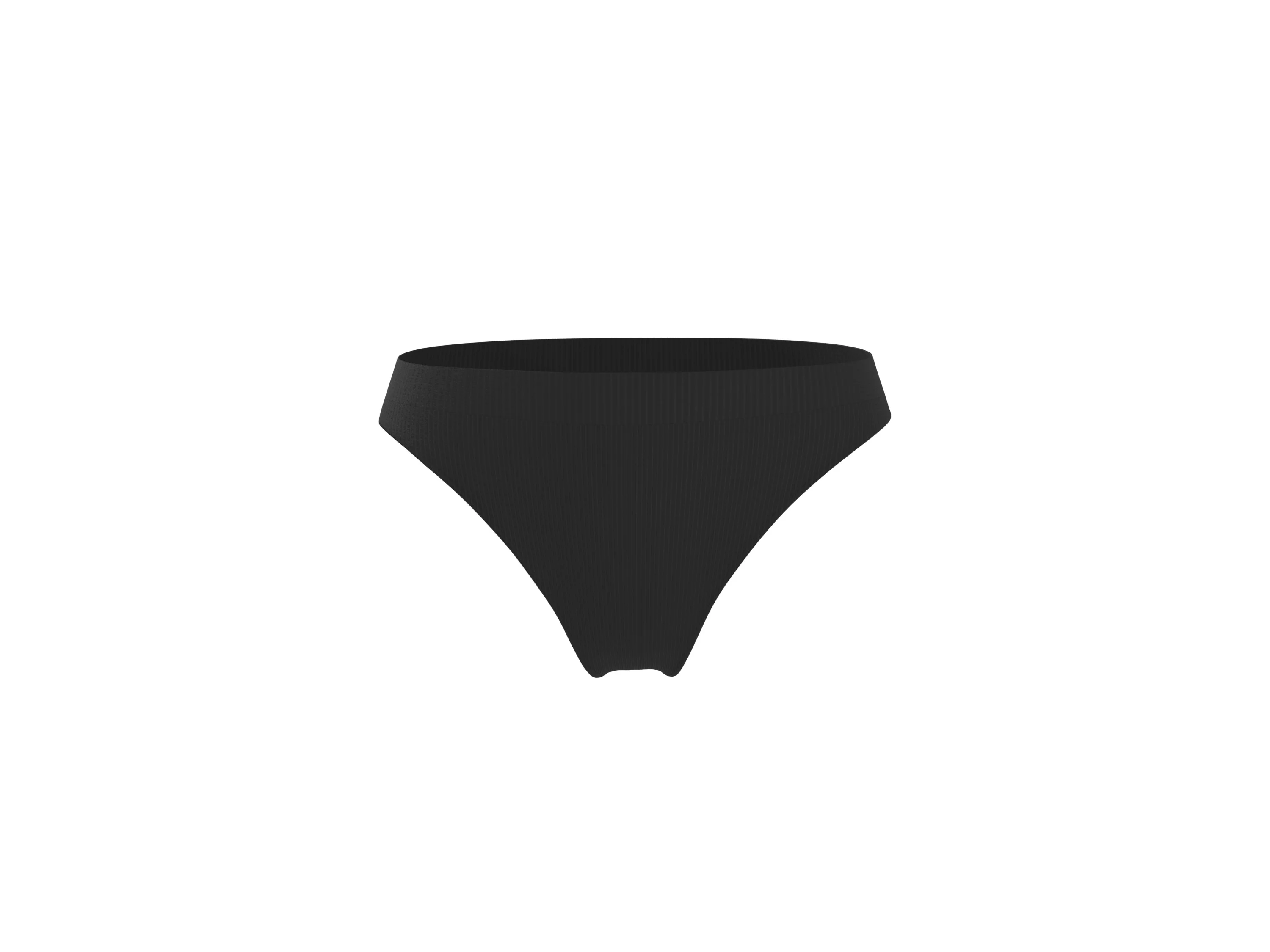 ESMARA® Damen Gerippte Minislips, 2 Stück (Schwarz, L(44/46)) – Bild 3 von 4