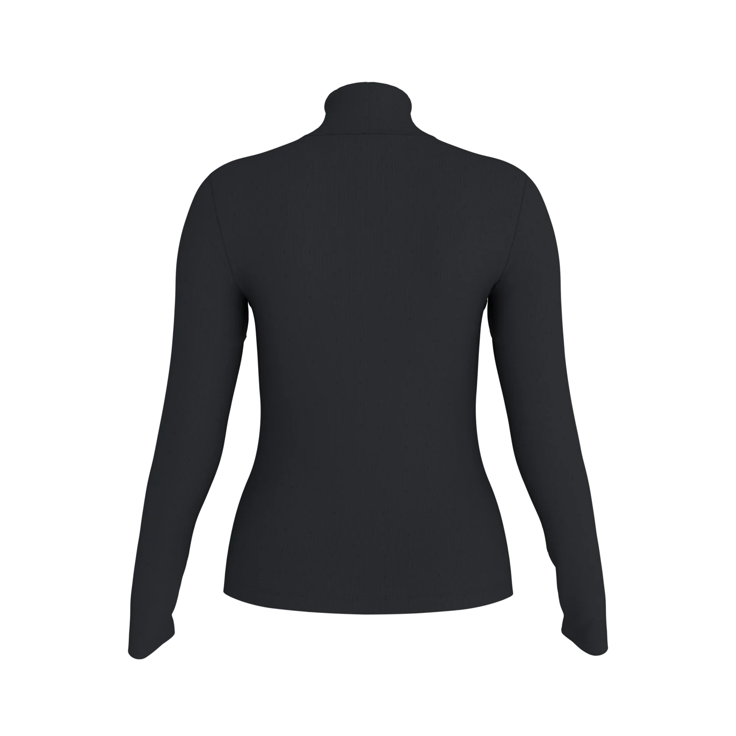 ESMARA® Damen Gerippte Rollkragenshirts, 2 Stück (Schwarz/Grau, M(40/42)) – Bild 4 von 4