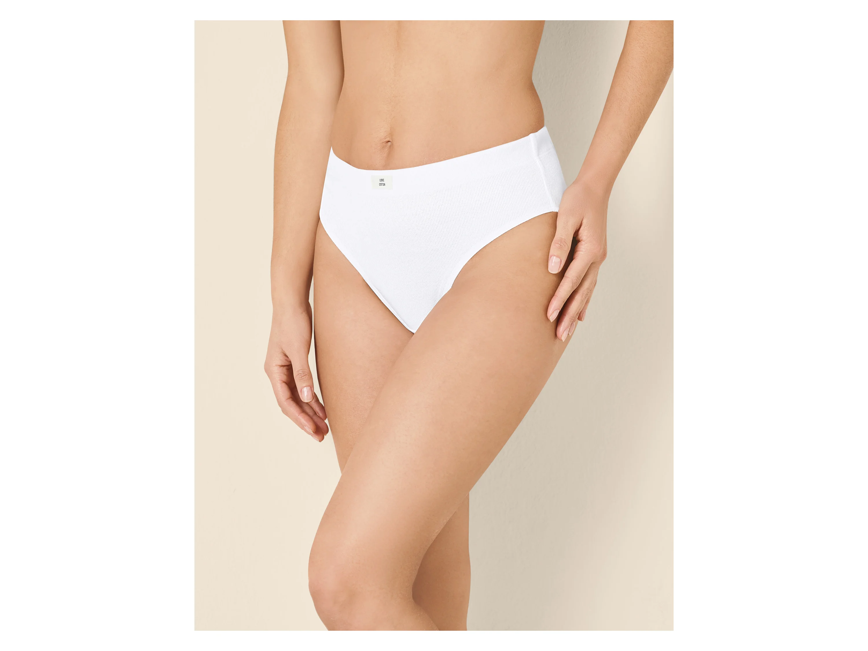 ESMARA® Damen Gerippte Slips, 3 Stück (Weiß, XS(32/34)) – Bild 3 von 4