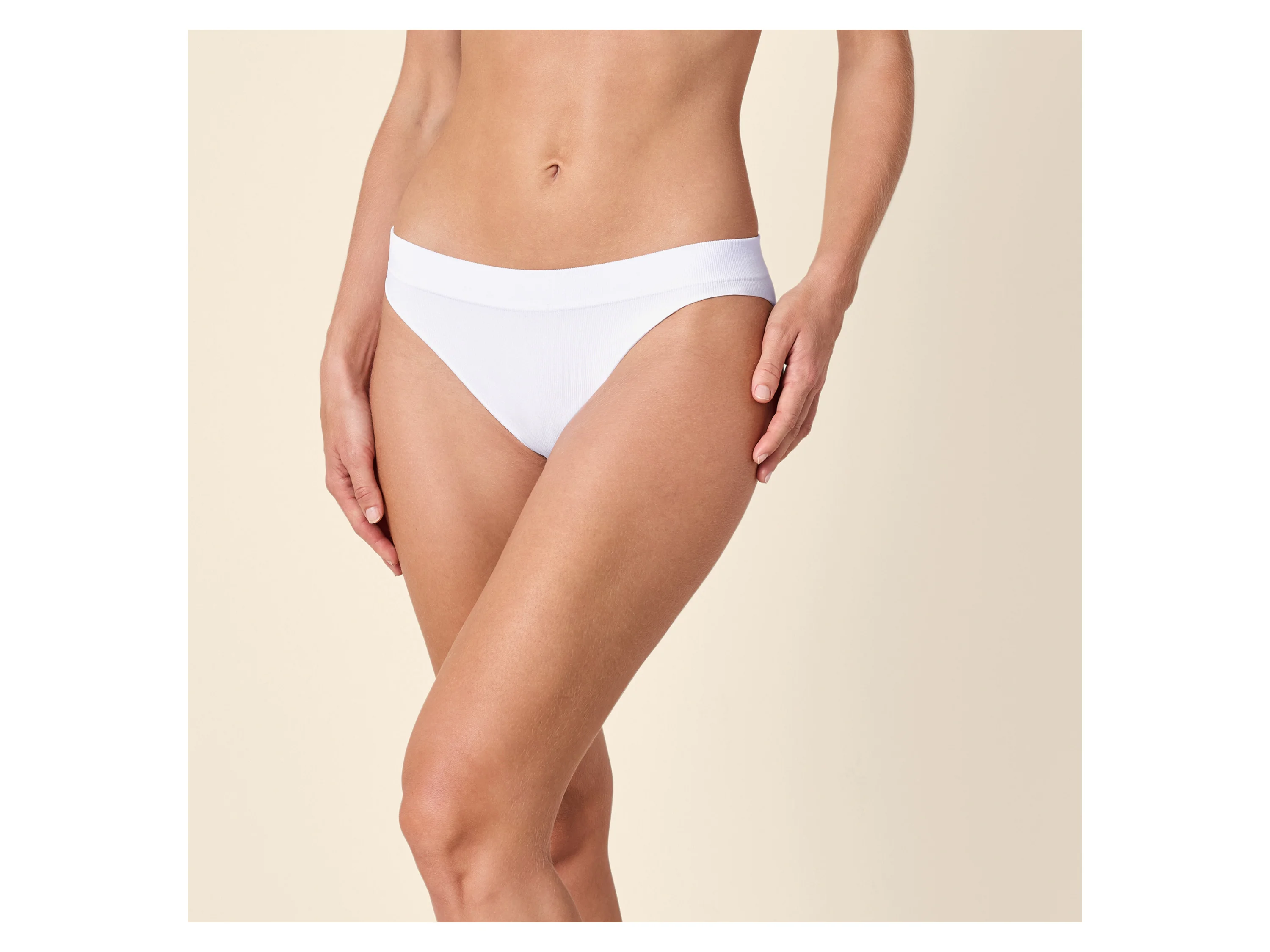 ESMARA® Damen Gerippte Slips, 3 Stück (Weiß, S(36/38)) – Bild 2 von 4