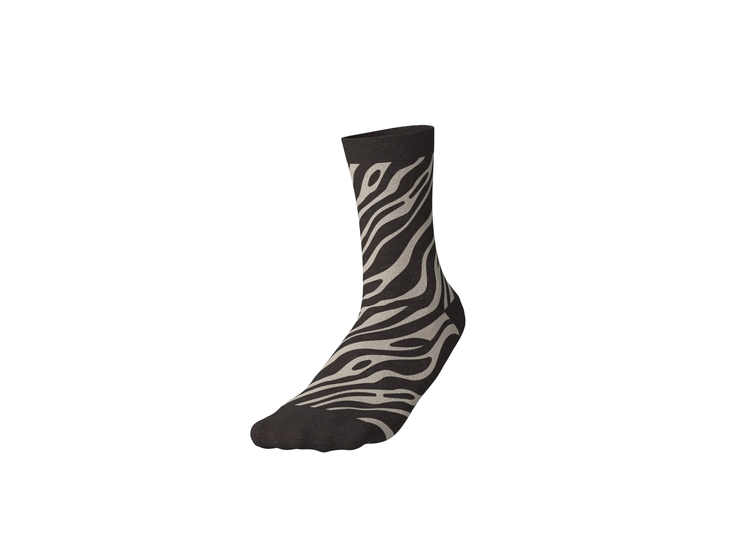 ESMARA® Damen Gerippte Socken / Socken, 5 Stück (gemustert/braun/weiß/schwarz, 39-42) – Bild 4 von 4