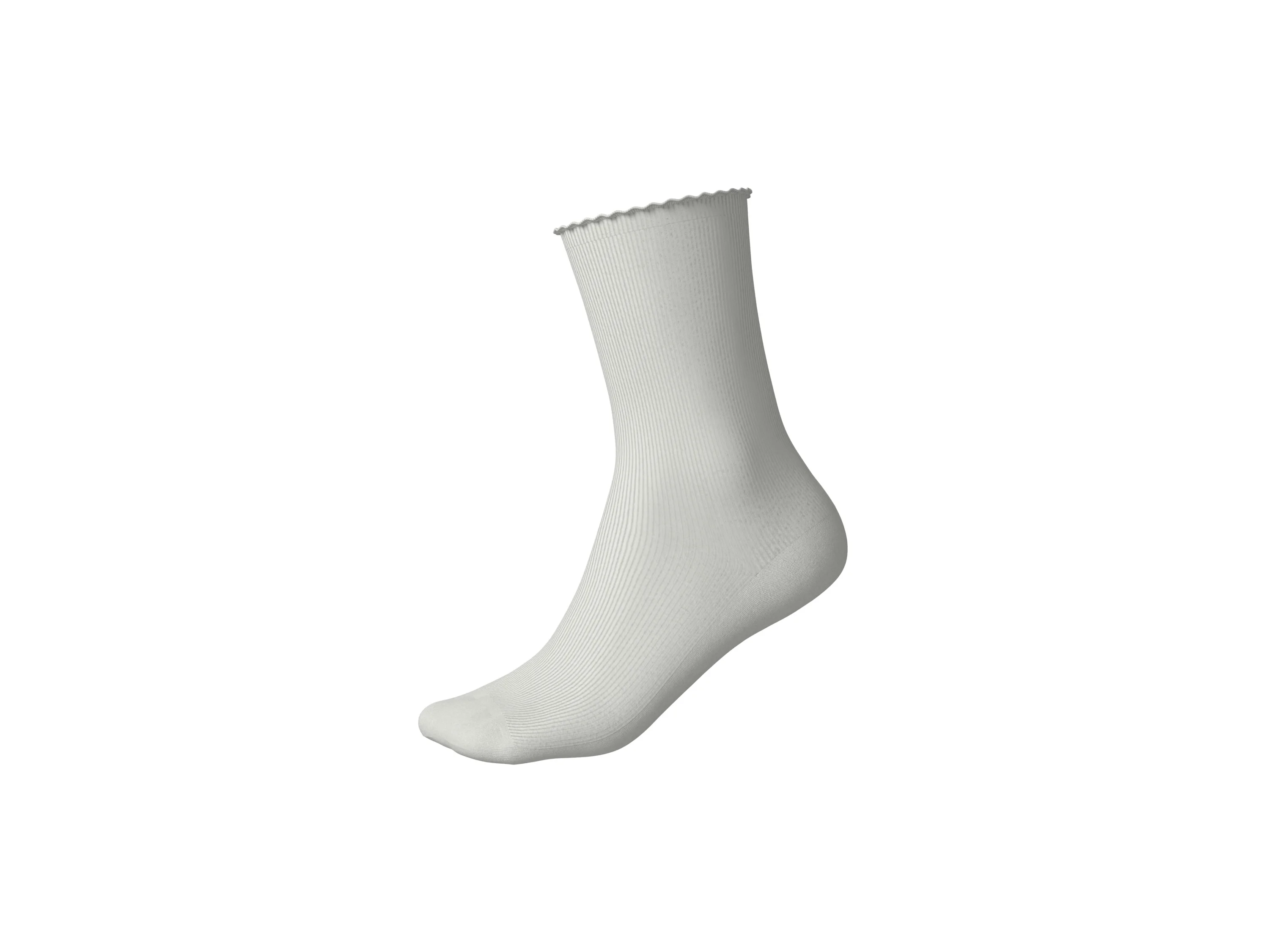ESMARA® Damen gerippte Socken, 7 Paar (weiß/beige/blau/navy/schwarz, 39-42) – Bild 3 von 4