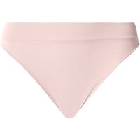 ESMARA® Damen Gerippte Strings, 3 Stück (Rosé, M(40/42))