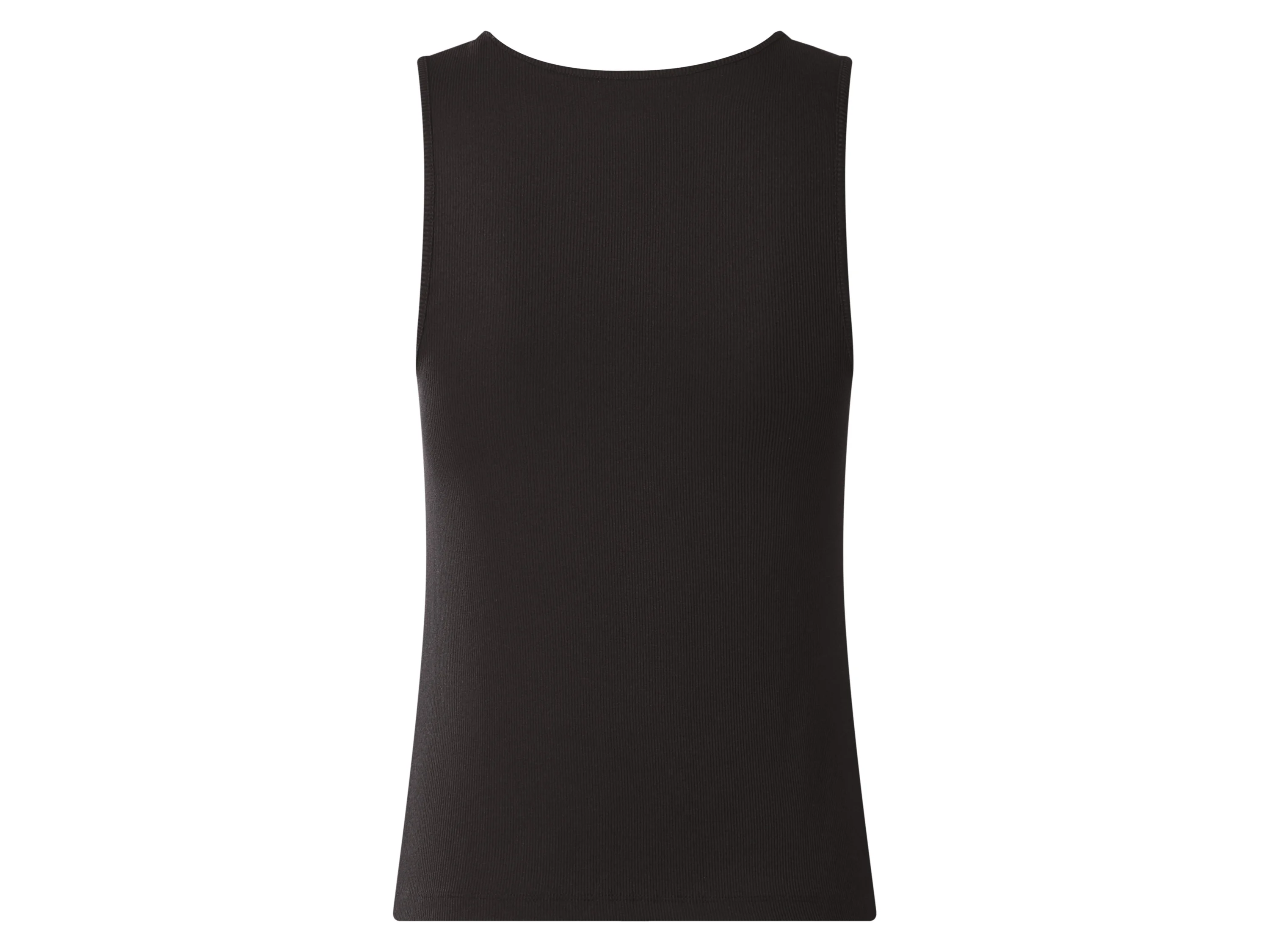 ESMARA® Damen Gerippte Tops, 2 Stück (Schwarz/weiß, S (36/38)) – Bild 4 von 4