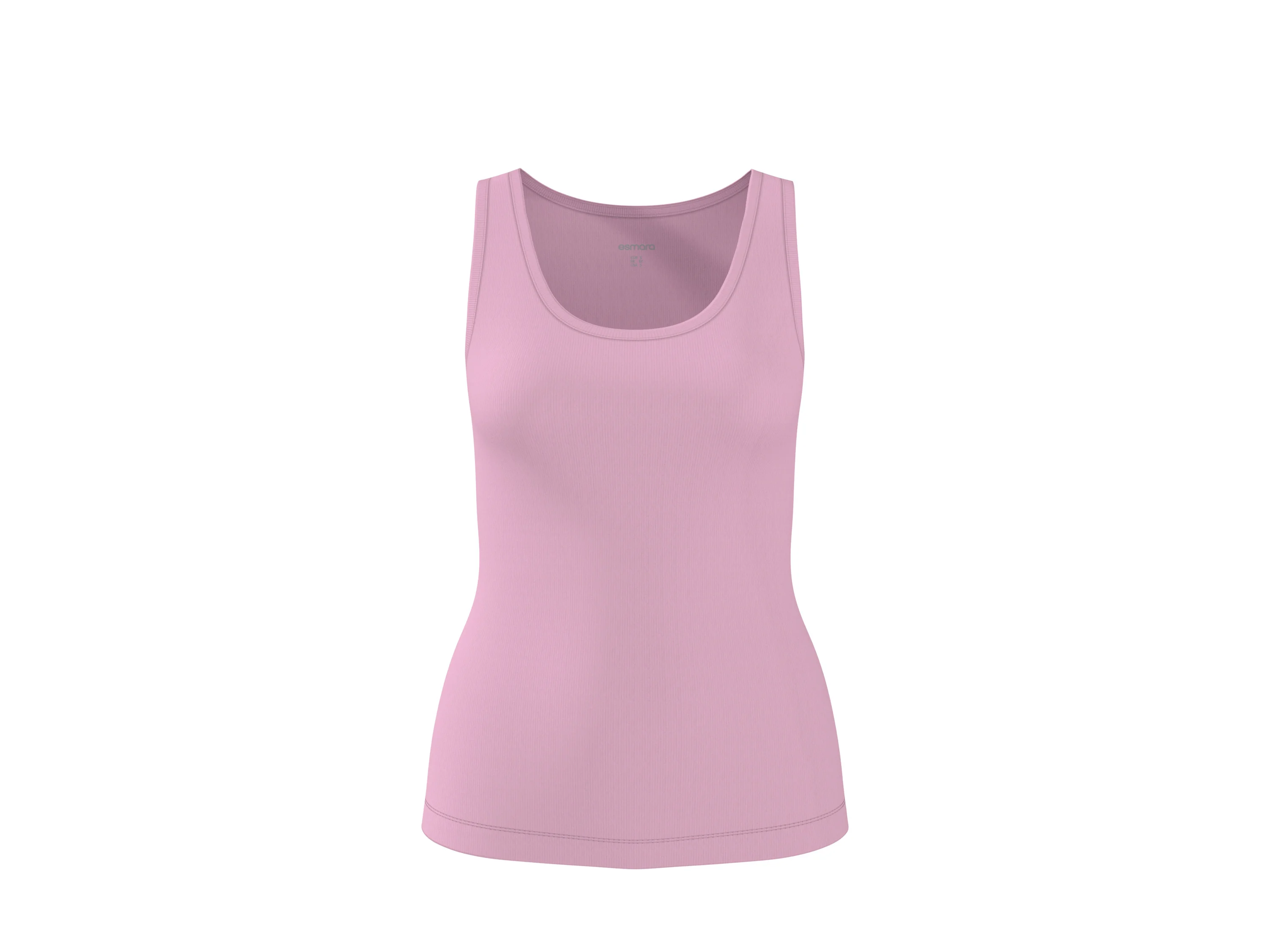 ESMARA® Damen Gerippte Tops, 2 Stück (rot/pink, S(36/38)) – Bild 2 von 4