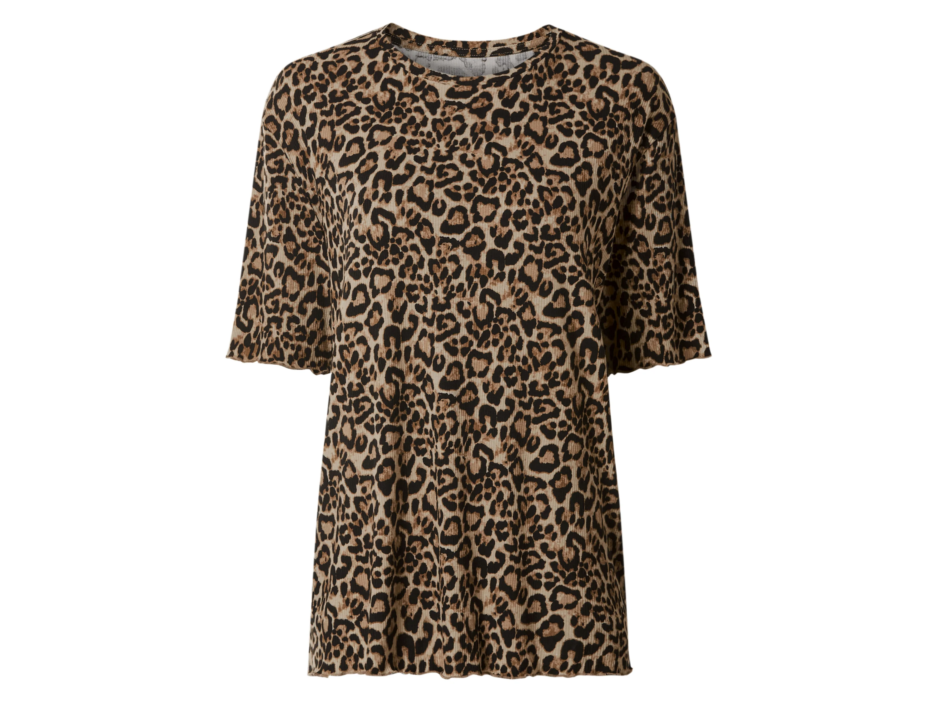 ESMARA® Damen Gerippter Premium Pyjama (Gemustert, XS(32/34)) – Bild 2 von 4