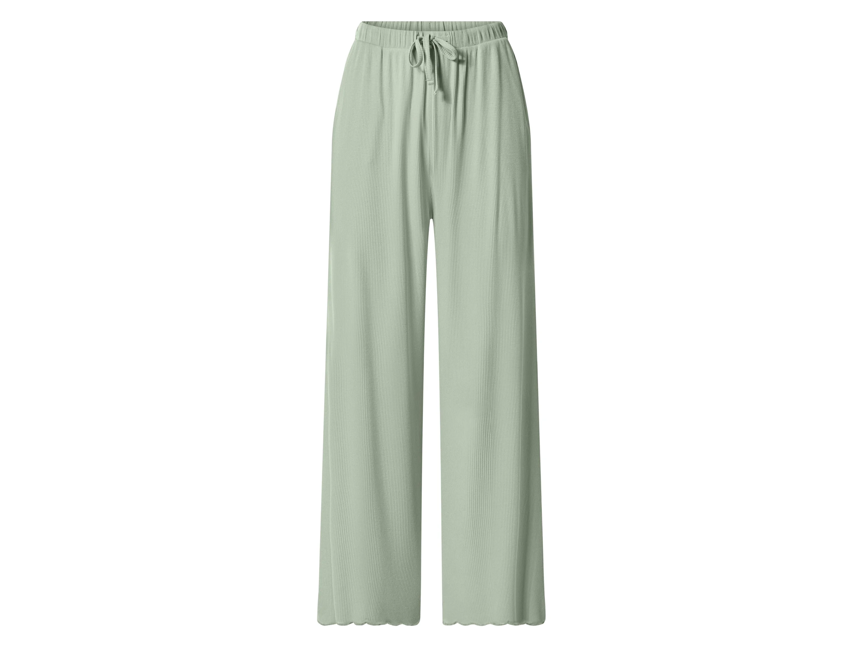 ESMARA® Damen Gerippter Premium Pyjama (Grün, M(40/42)) – Bild 4 von 4
