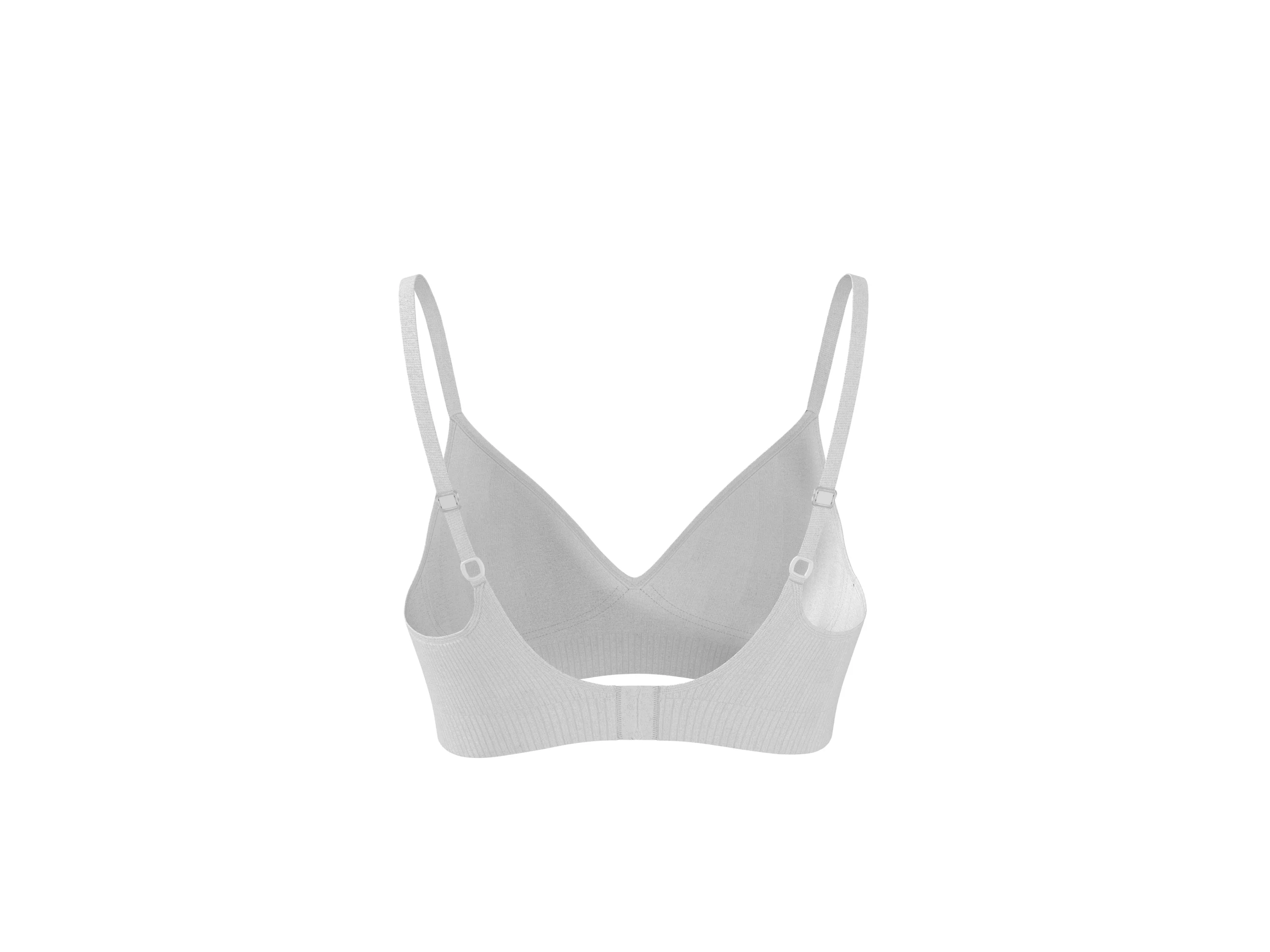 ESMARA® Damen Gerippter Soft-BH (Grau, 80B) – Bild 3 von 4