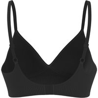 ESMARA® Damen Gerippter Soft-BH (Schwarz, 80B)