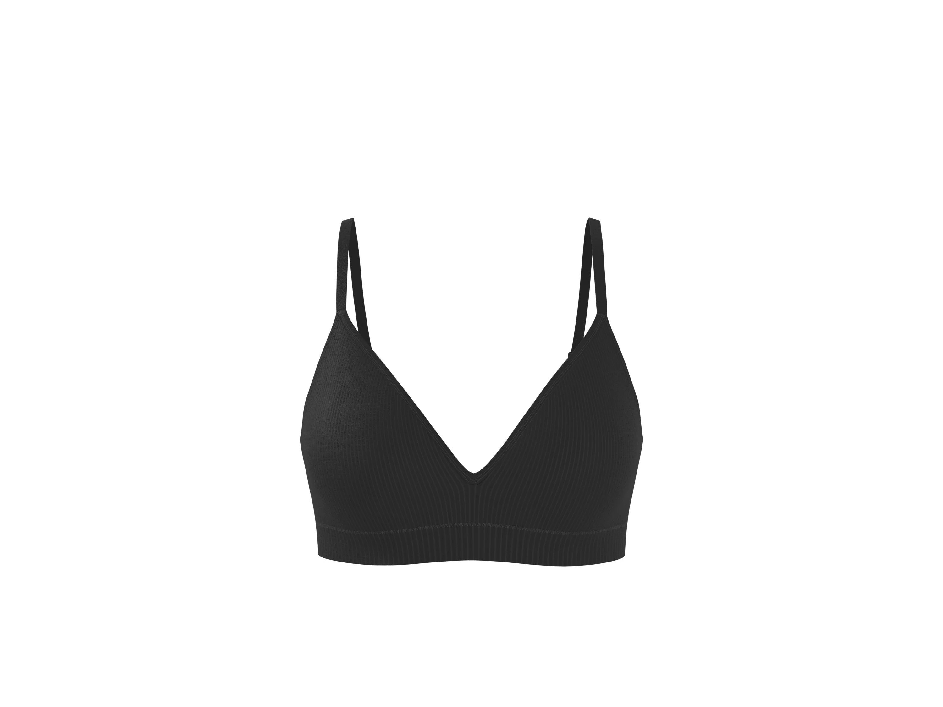 ESMARA® Damen Gerippter Soft-BH (Schwarz, 75B) – Bild 3 von 4