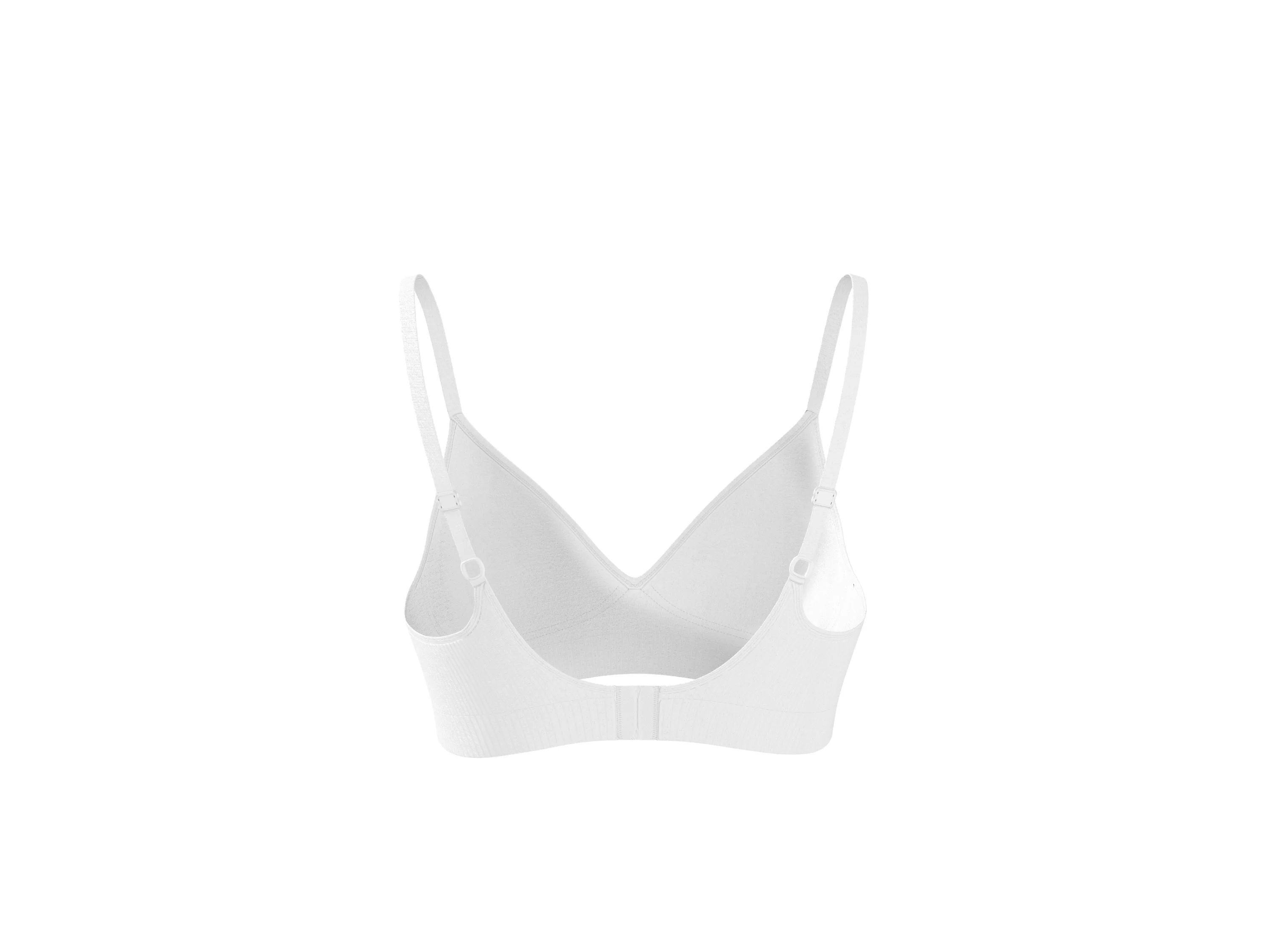 ESMARA® Damen Gerippter Soft-BH (Weiß, 85C) – Bild 3 von 4