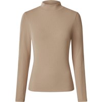 ESMARA® Damen Gerippter Strickpullover (Beige, S(36/38))
