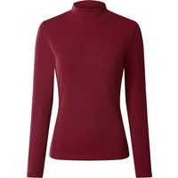 ESMARA® Damen Gerippter Strickpullover (Rot, M(40/42))