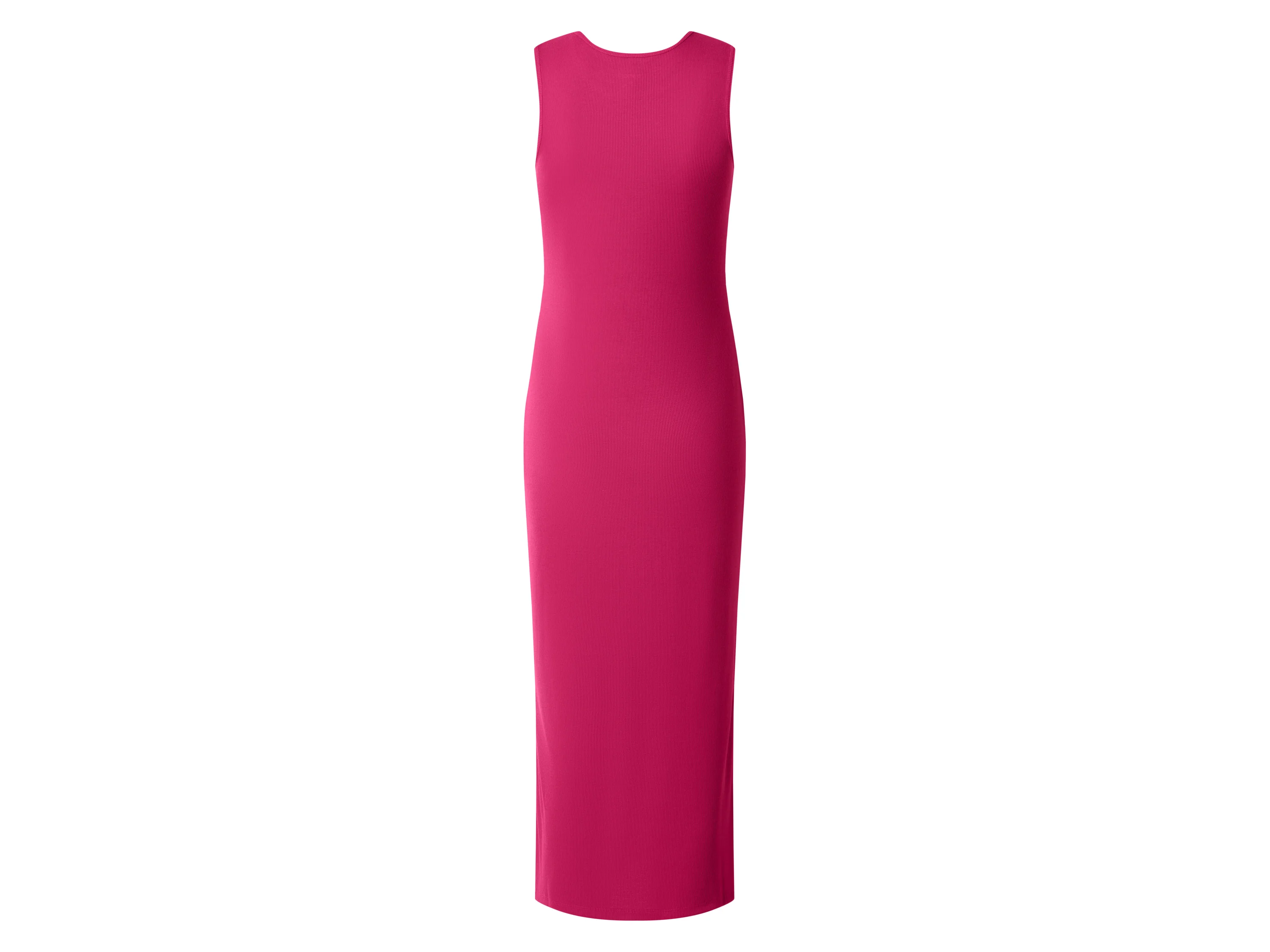 ESMARA® Damen geripptes Midi-Kleid (Pink, M (40/42)) – Bild 3 von 4