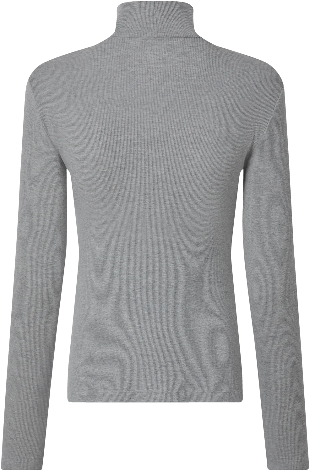 ESMARA® Damen Geripptes Rollkragenshirt (Grau, L(44/46)) – Bild 3 von 4