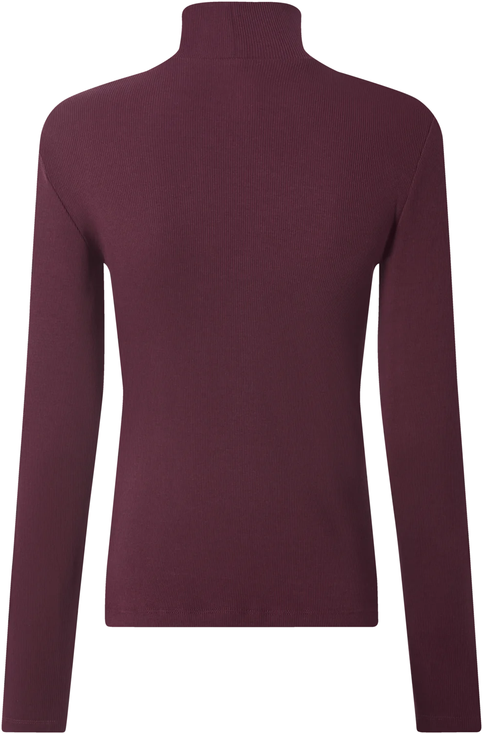 ESMARA® Damen Geripptes Rollkragenshirt (Lila, XL(48/50)) – Bild 3 von 3