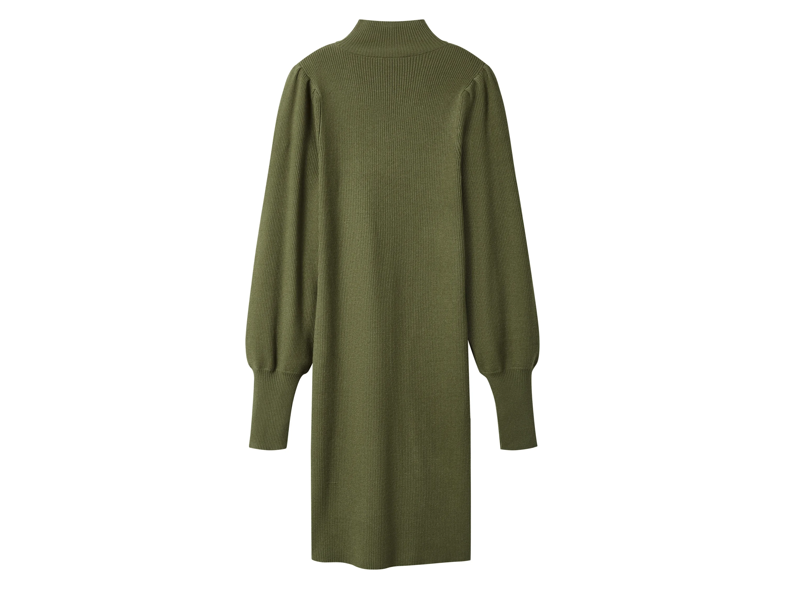 ESMARA® Damen Geripptes Strickkleid (Grün, XS(32/34)) – Bild 3 von 3