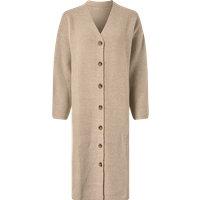ESMARA® Damen Grobstrick-Cardigan (Beige, M(40/42))