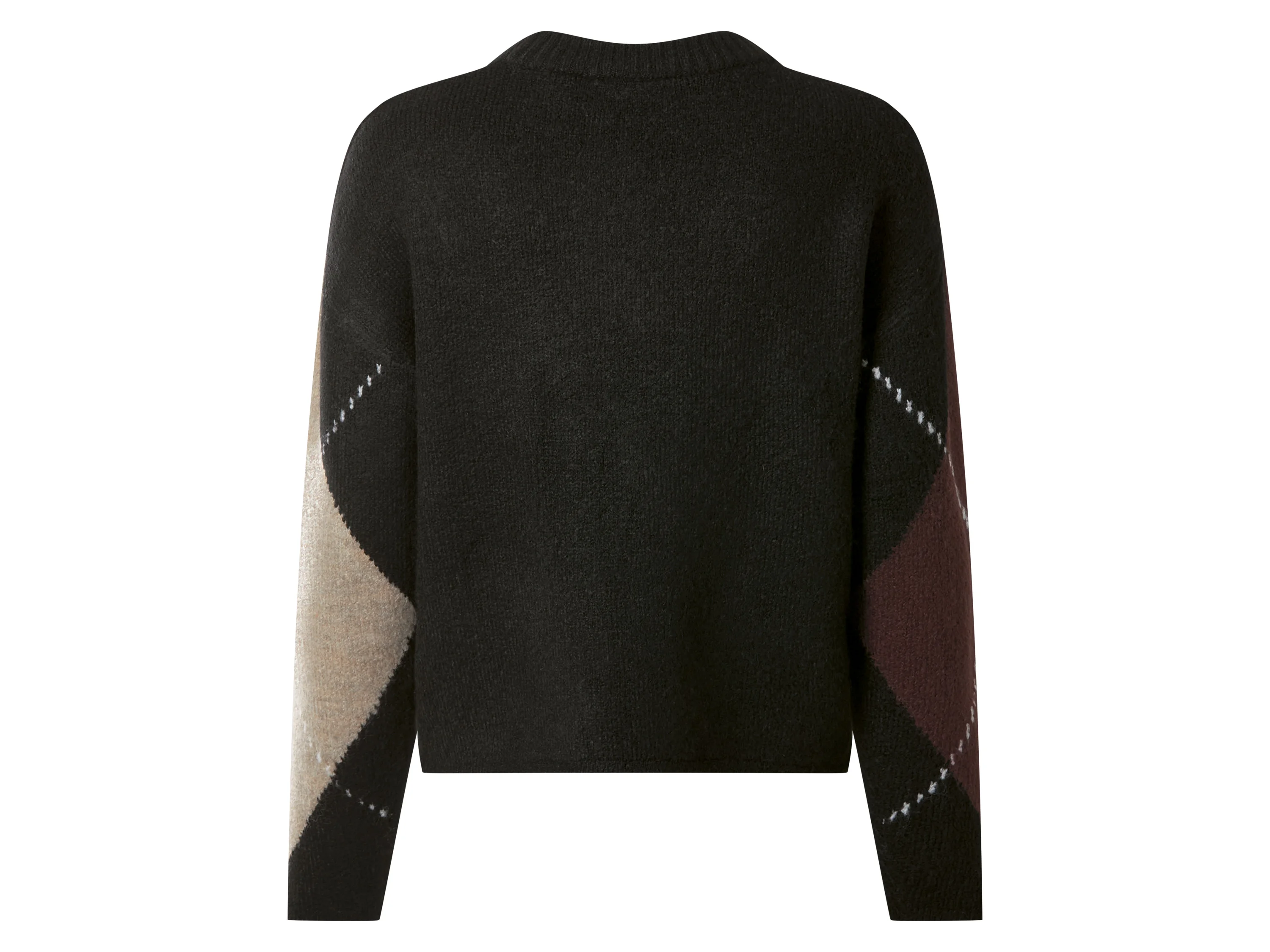 ESMARA® Damen Grobstrick-Pullover (Schwarz, XS(32/34)) – Bild 3 von 3