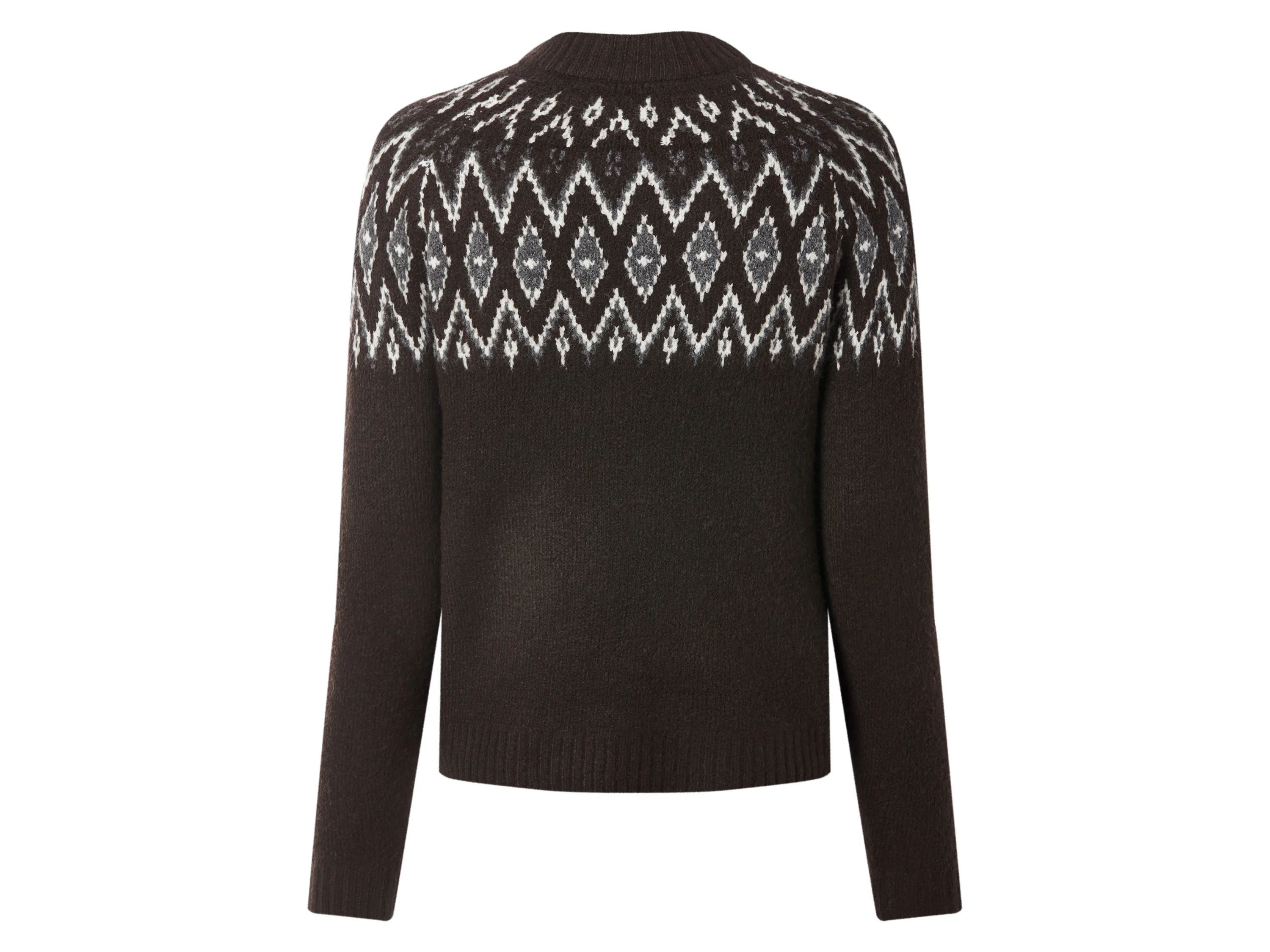 ESMARA® Damen Grobstrickpullover (Braun, M(40/42)) – Bild 2 von 2