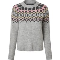 ESMARA® Damen Grobstrickpullover (Grau, XS(32/34))