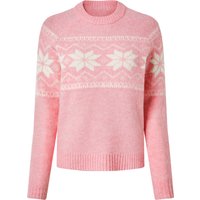 ESMARA® Damen Grobstrickpullover (Pink, XS(32/34))