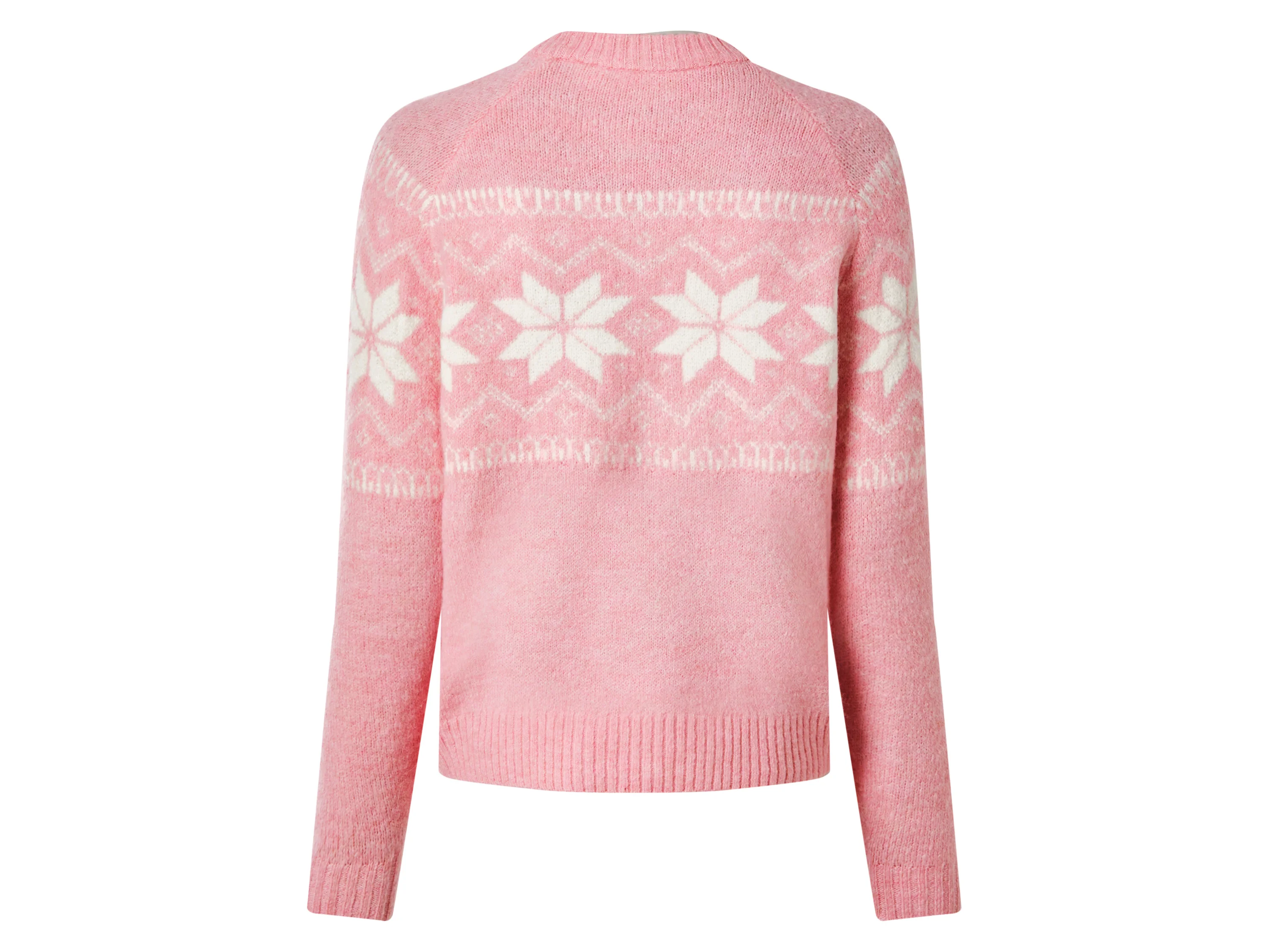 ESMARA® Damen Grobstrickpullover (Pink, XS(32/34)) – Bild 3 von 3