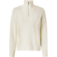 ESMARA® Damen Grobstricktroyer, mit Wollanteil (Creme, S(36/38))