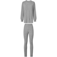 ESMARA® Damen Hausanzug (Grau, XS(32/34))