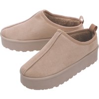 ESMARA® Damen Hausschuh (Beige, 38)