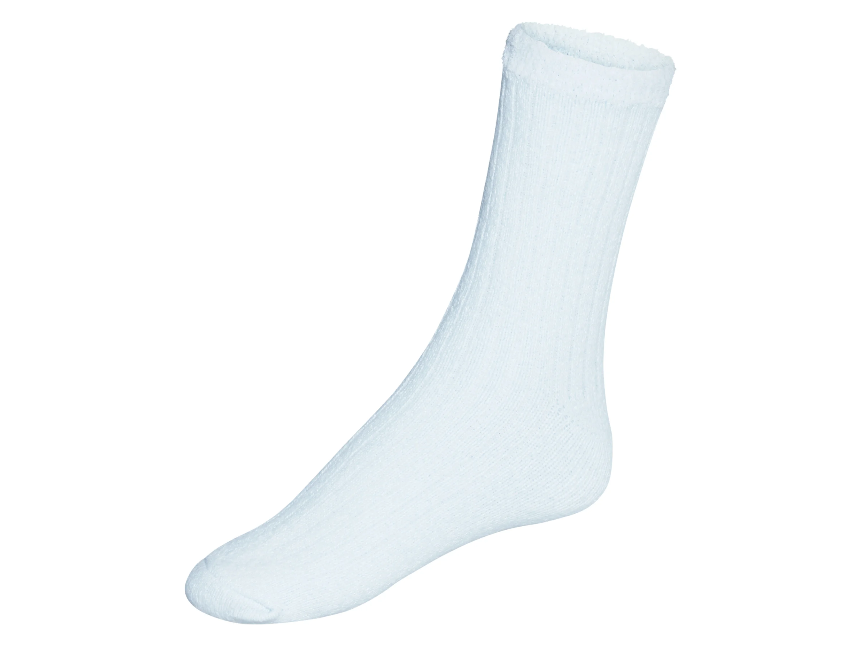 ESMARA® Damen Haussocken mit Teddyfutter 2 Paar (blau/hell, 39-42) – Bild 2 von 3