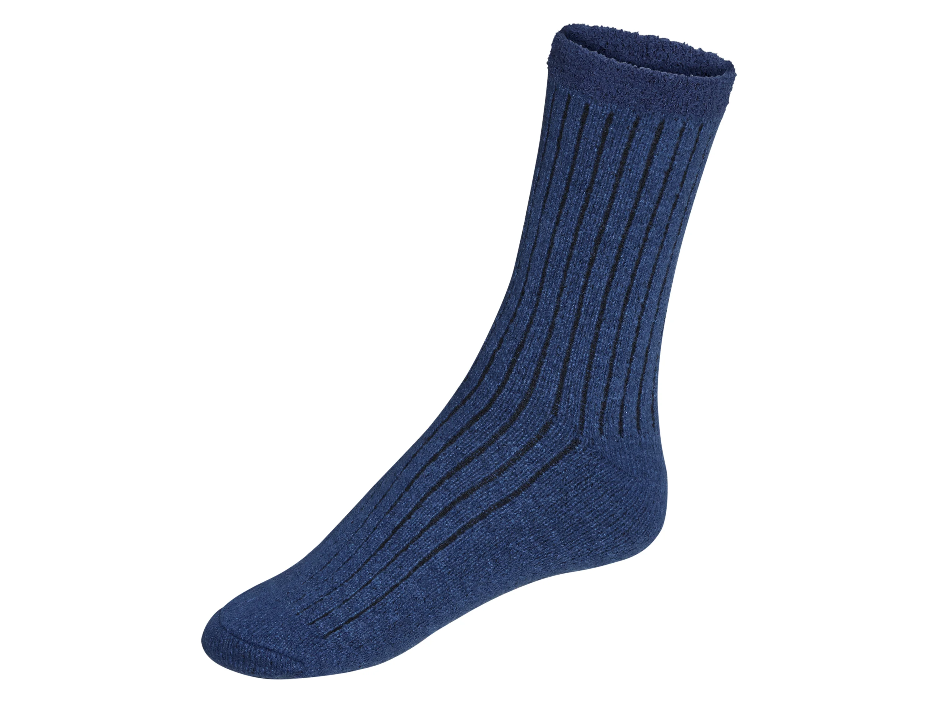 ESMARA® Damen Haussocken mit Teddyfutter 2 Paar (blau/hell, 35-38) – Bild 3 von 3