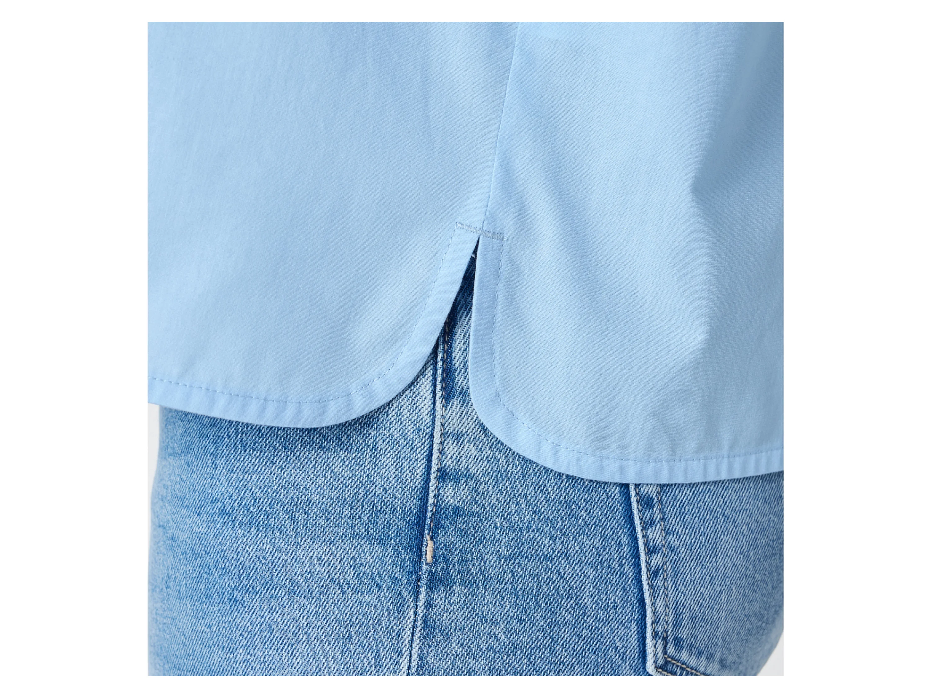 ESMARA® Damen Hemd (Blau, M(40/42)) – Bild 4 von 4