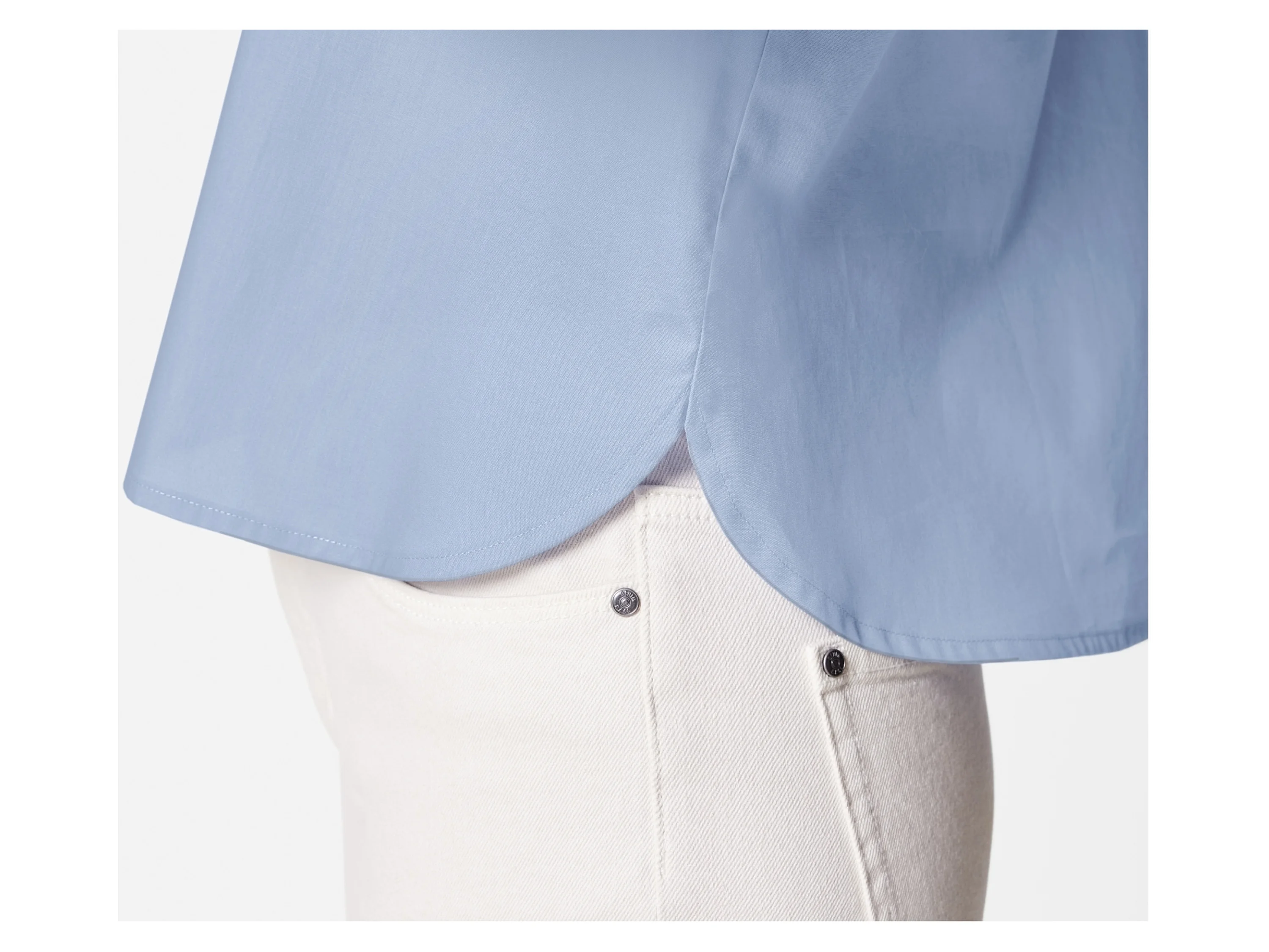 ESMARA® Damen Hemd (Blau, 36) – Bild 4 von 4