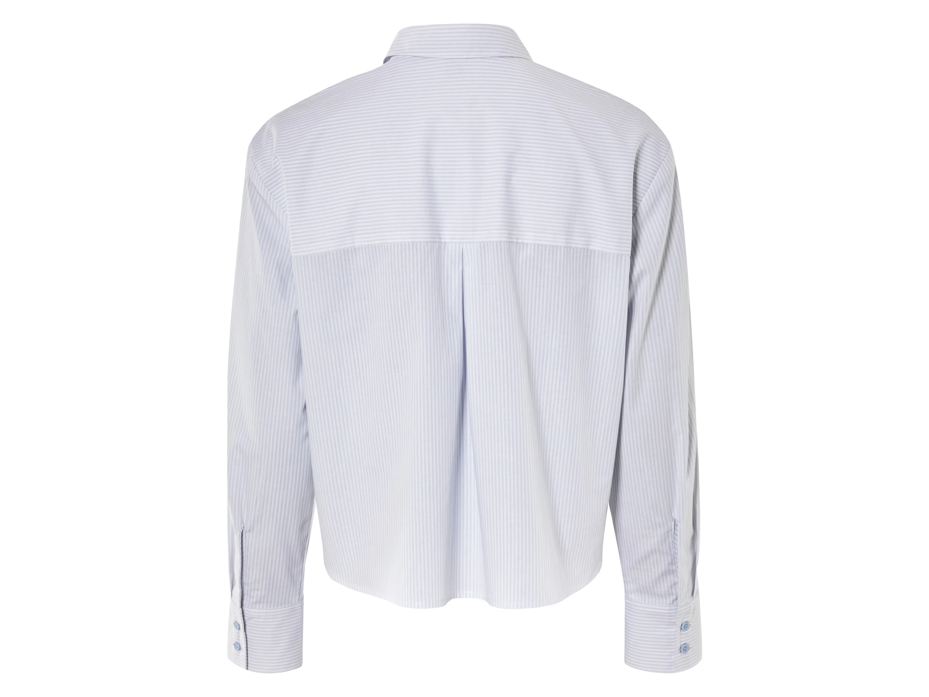 ESMARA® Damen Hemd (Steifen blau/weiß, 40) – Bild 3 von 4